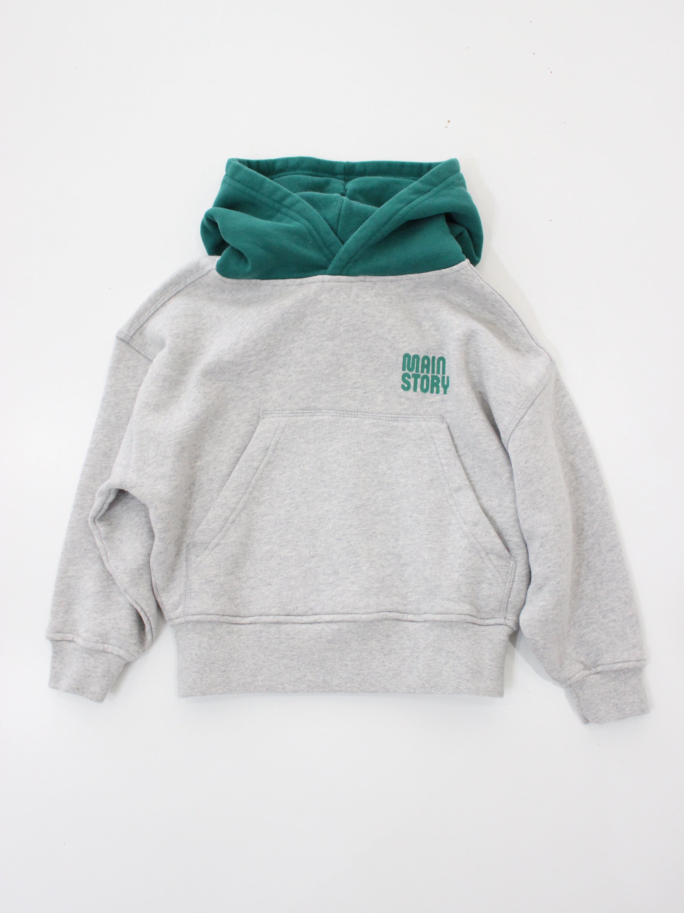main story Hooded Sweatshirt Light Grey Melange