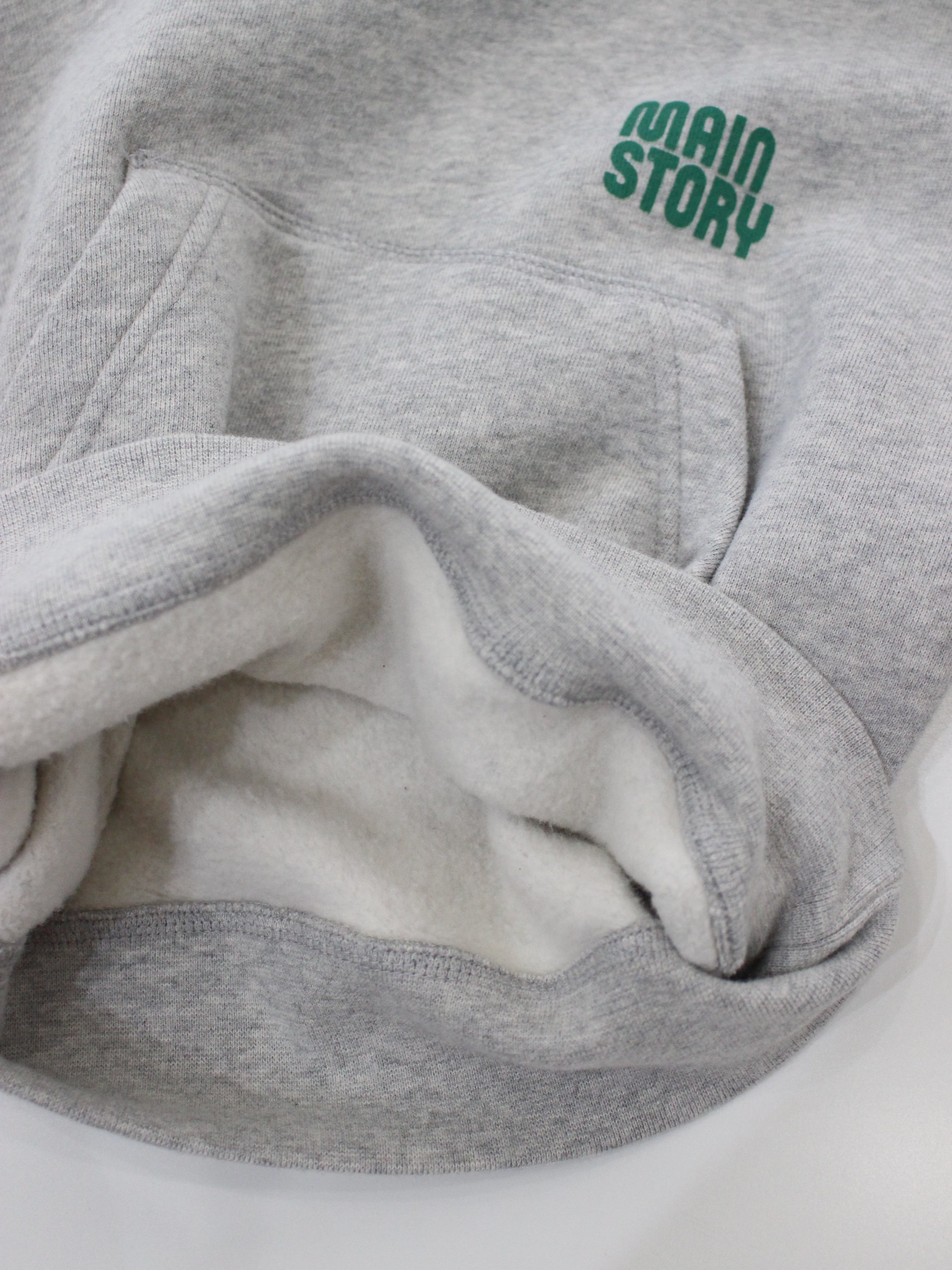 main story Hooded Sweatshirt Light Grey Melange