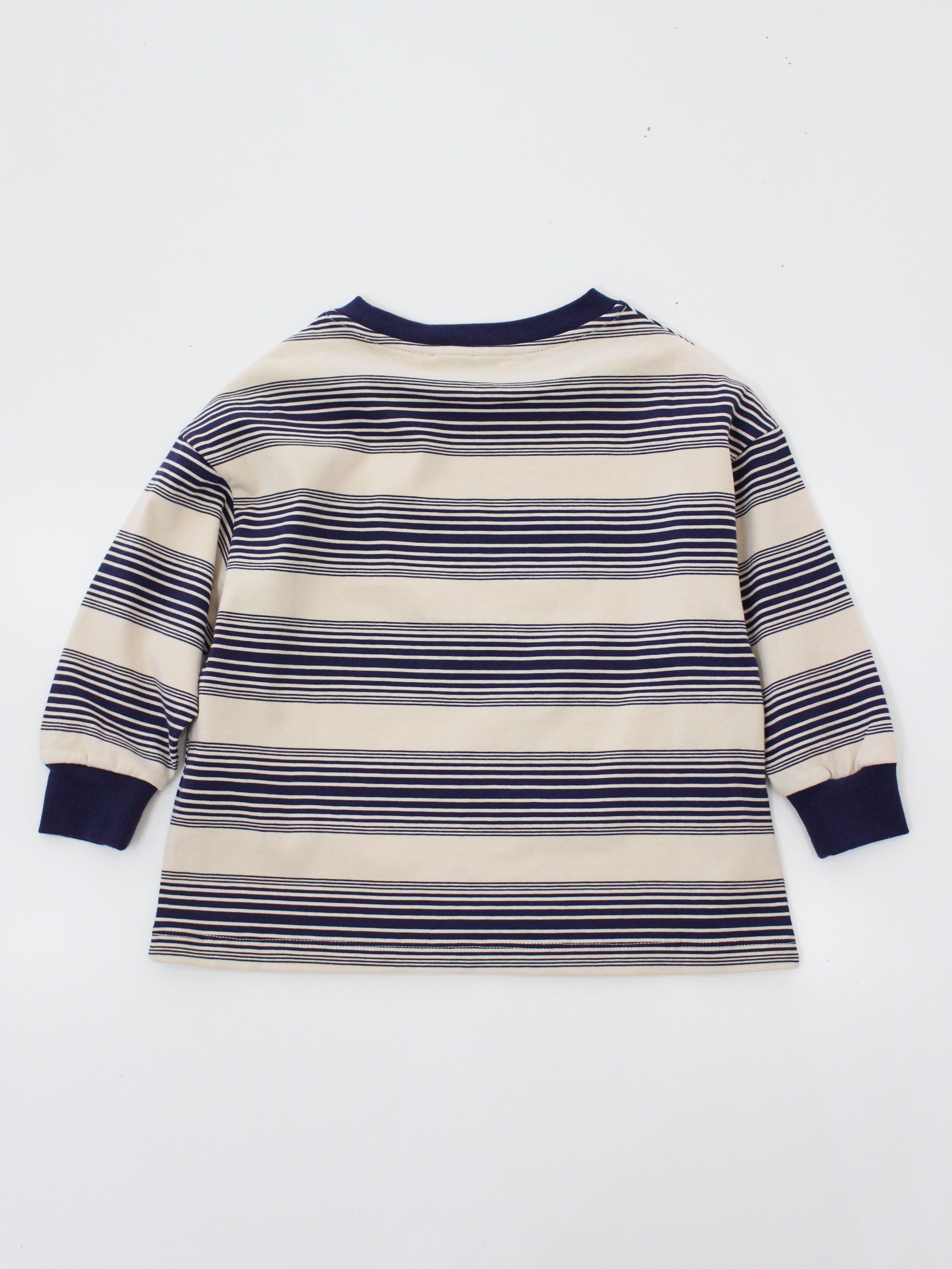 main story Band Tee Angora Stripe