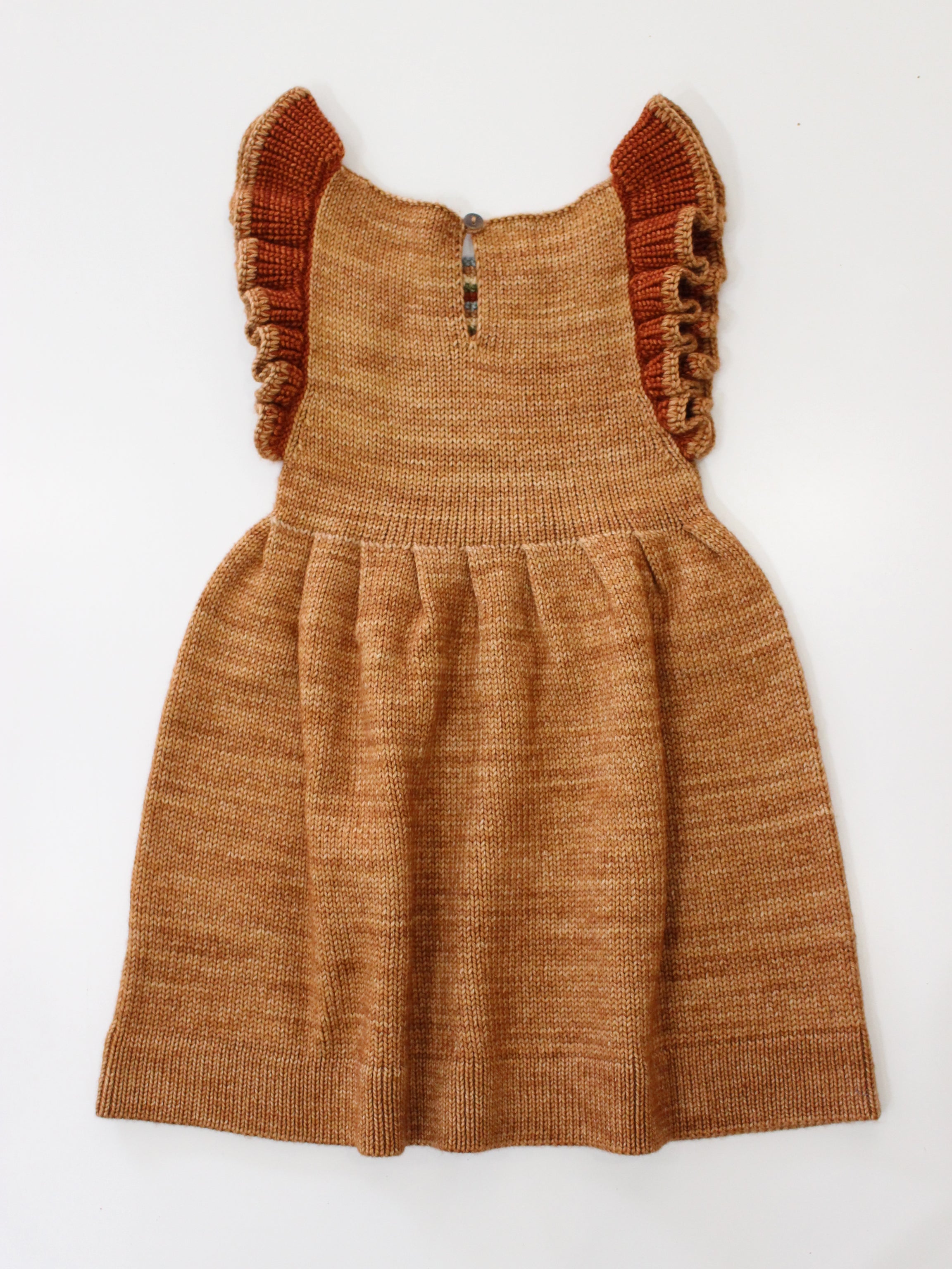 Misha & Puff STAIR STEP DRESS ROSE GOLD 26FA Drop2