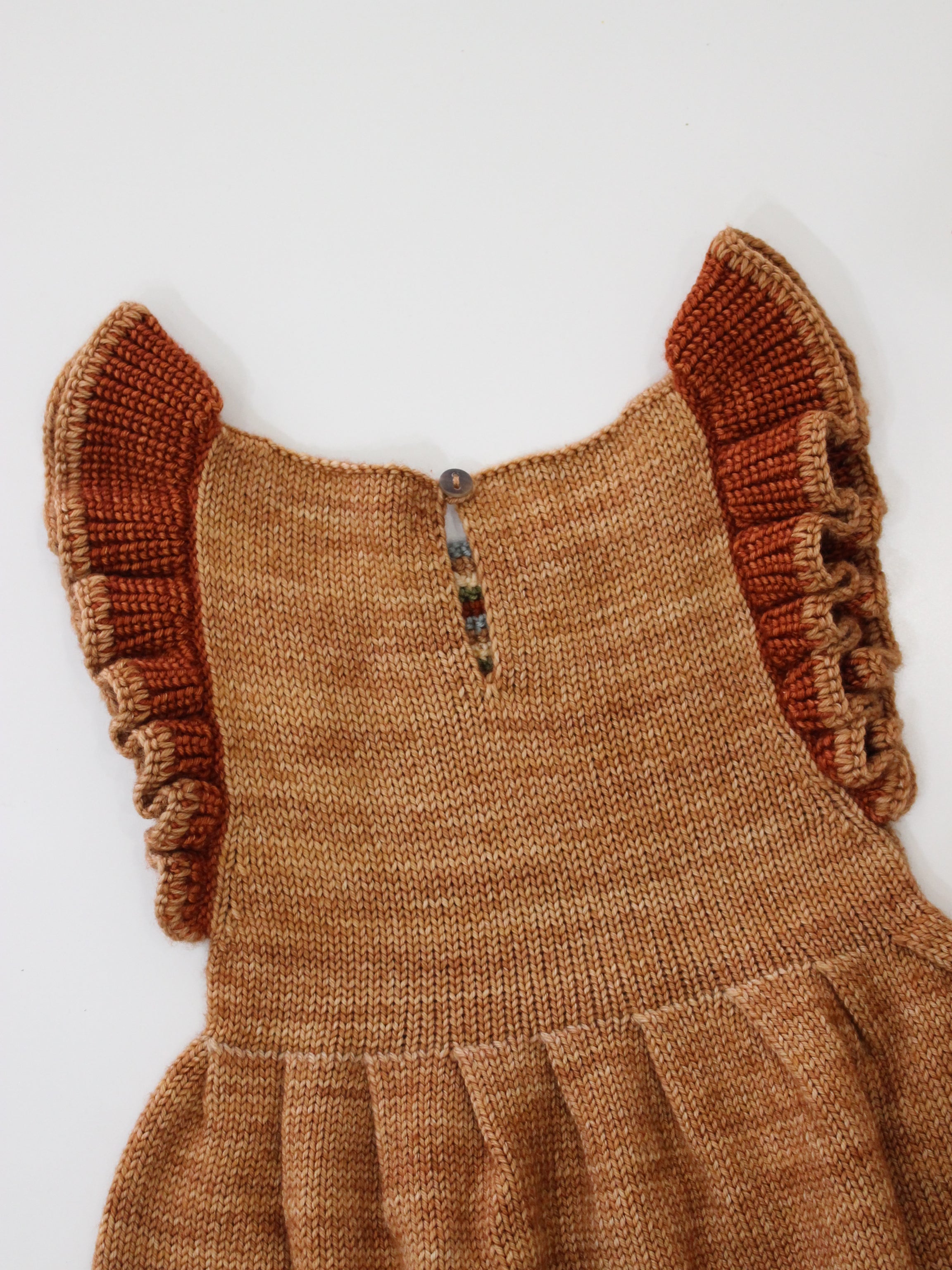 Misha & Puff STAIR STEP DRESS ROSE GOLD 26FA Drop2