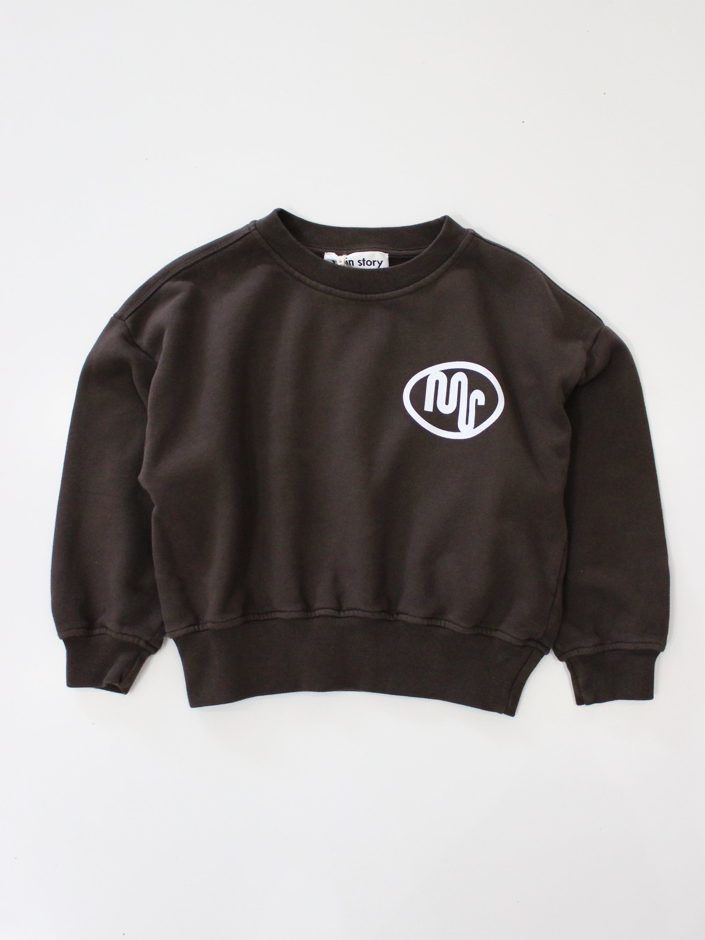 main story Bubble Sweatshirt Chocolate Brown
