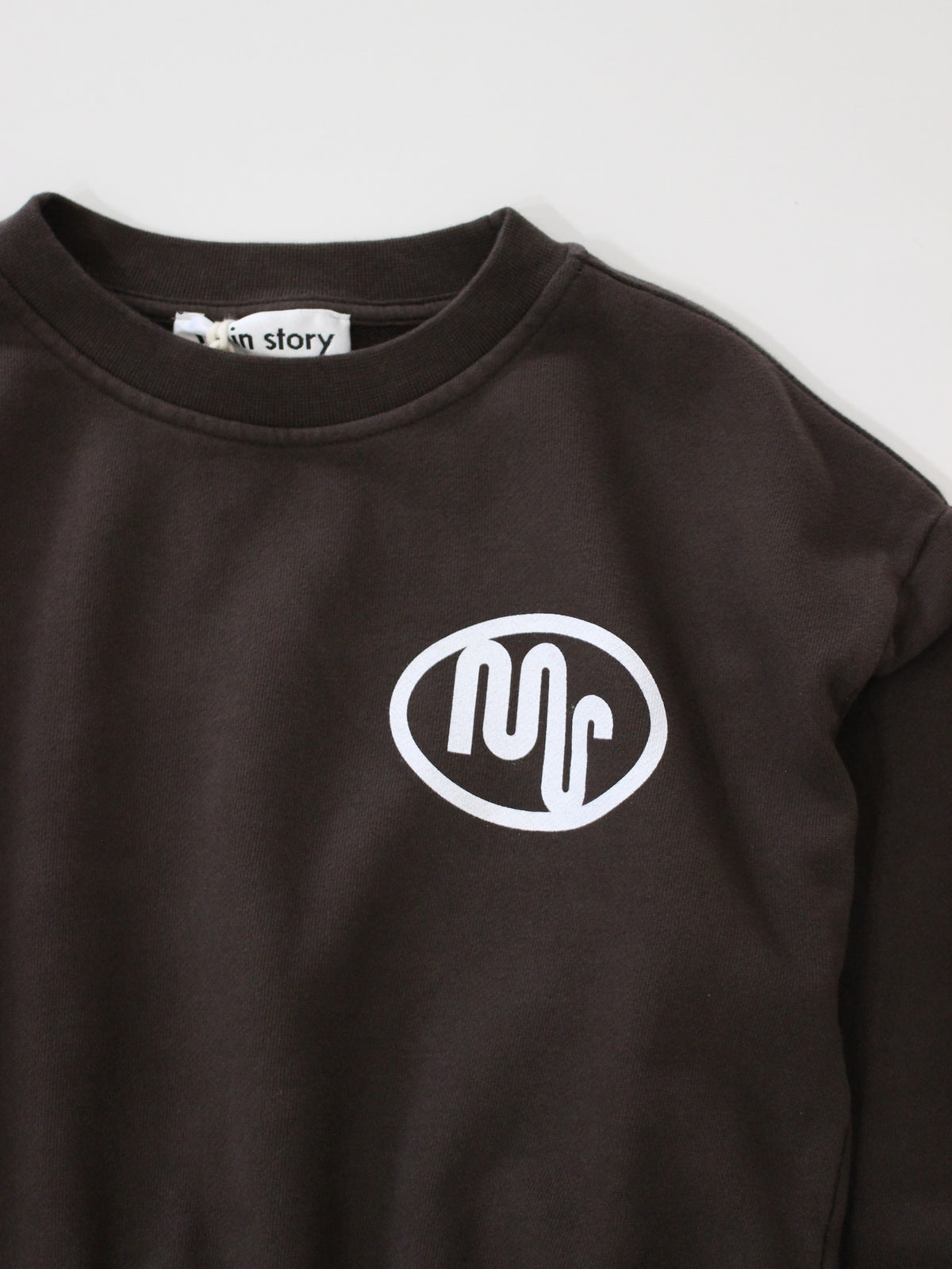 main story Bubble Sweatshirt Chocolate Brown
