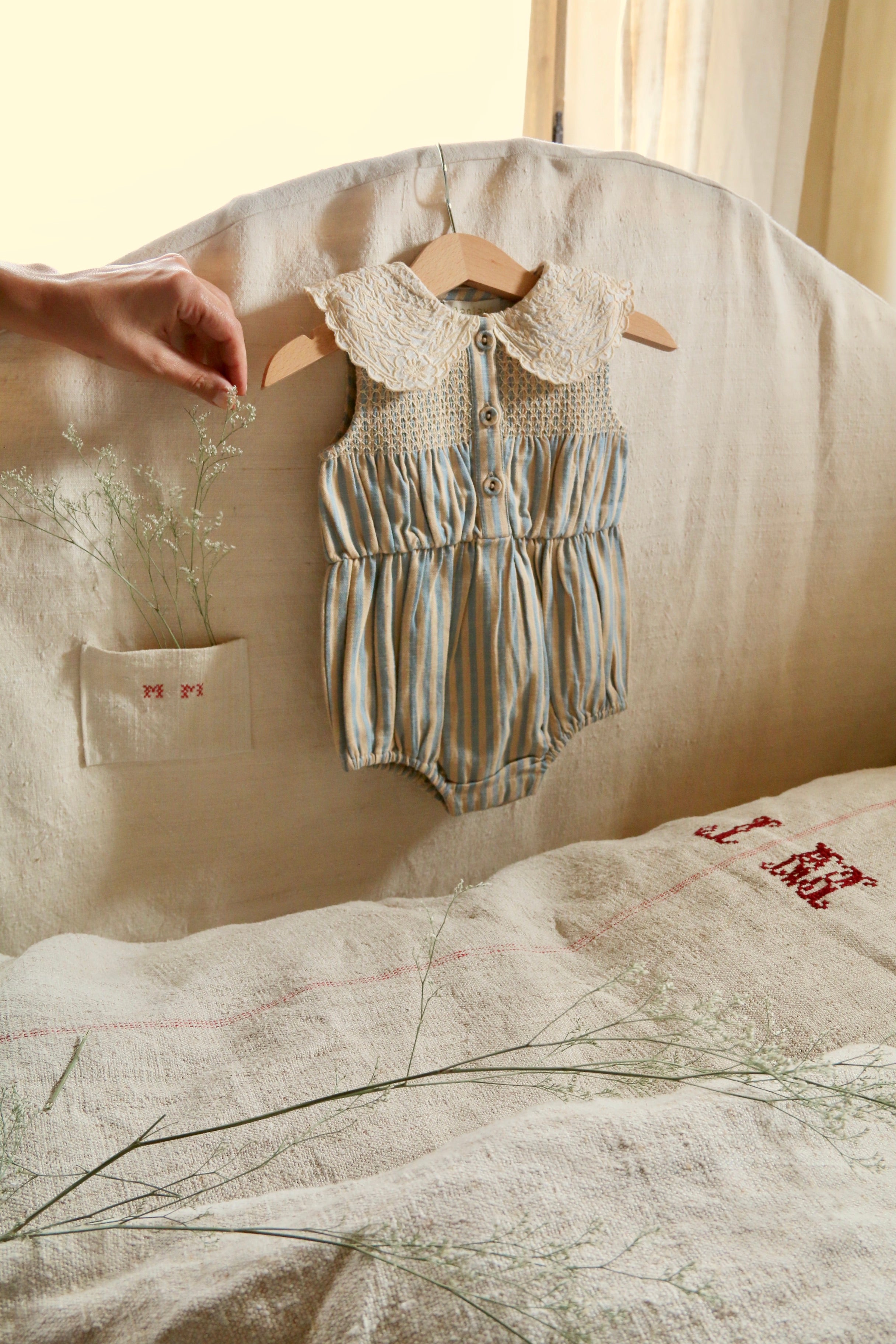 BONJOUR DIARY Romper Transat stripe
