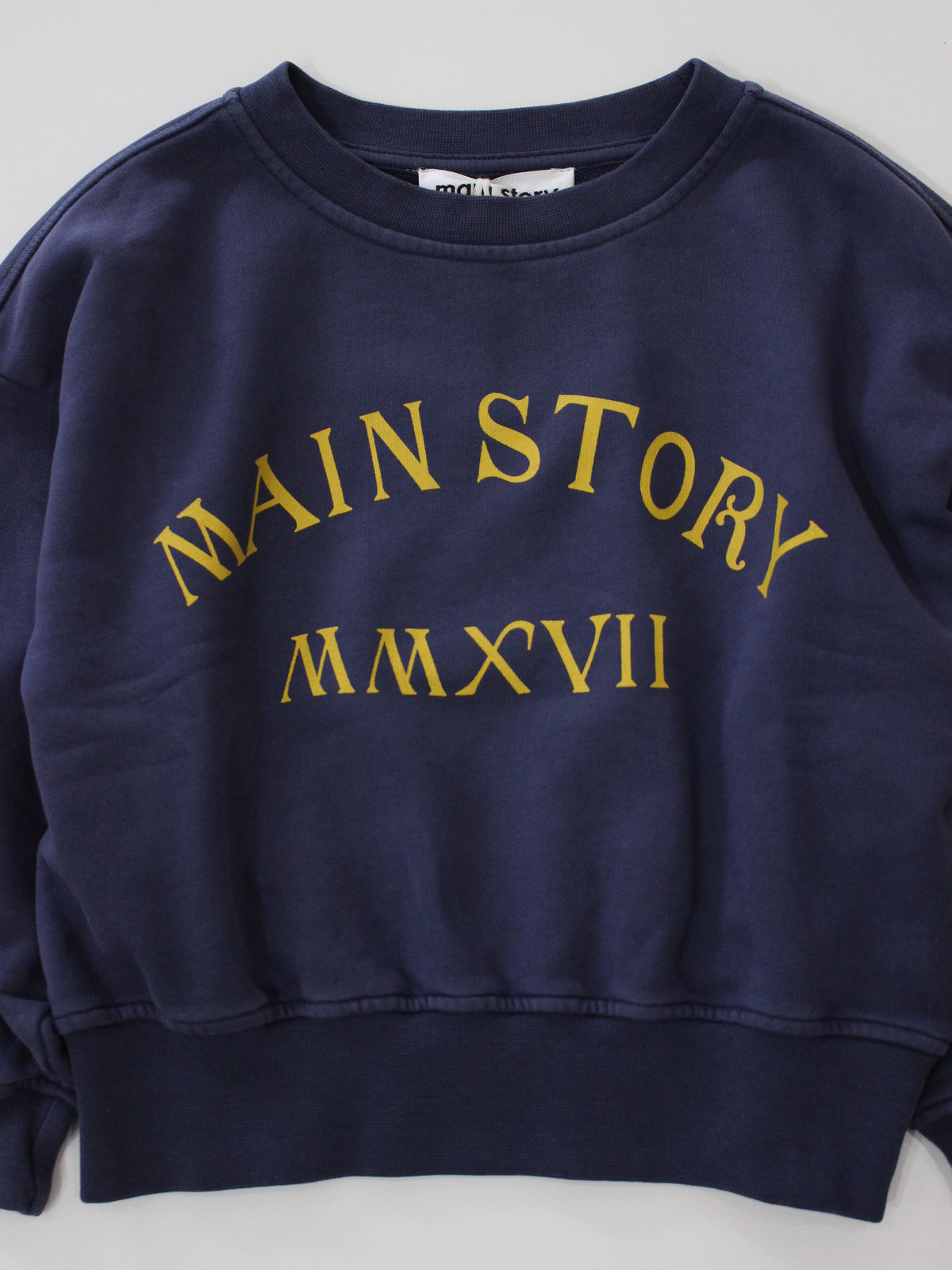 main story Bubble Sweatshirt Graystone