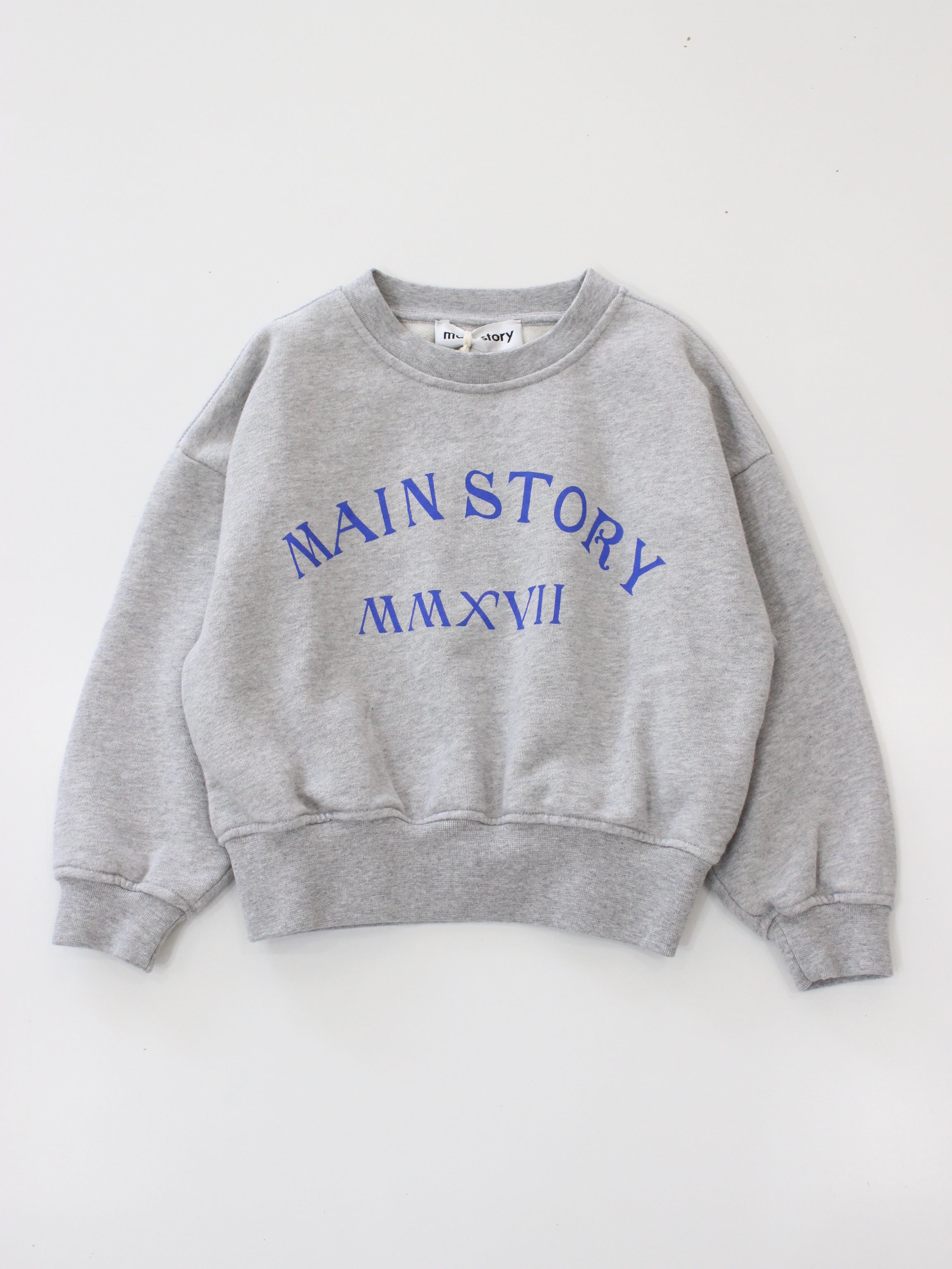 main story Bubble Sweatshirt Grey Melange