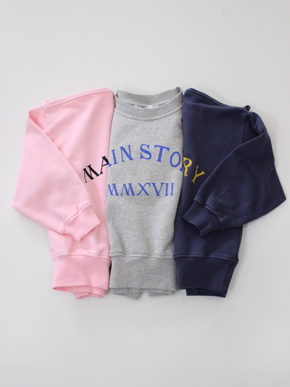 main story Bubble Sweatshirt Grey Melange