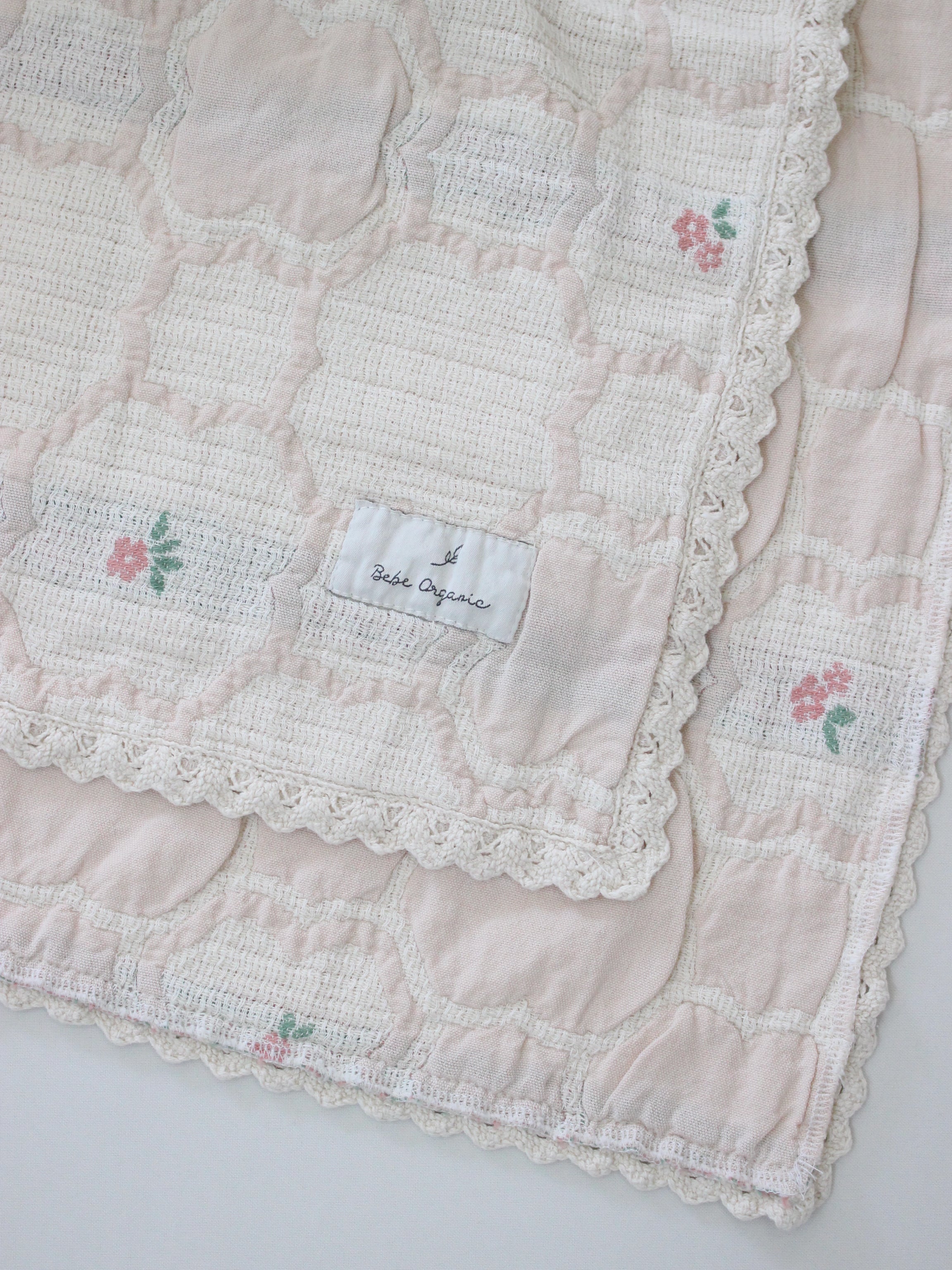 Bebe Organic Cleo Blanket Vintage Wallpaper Floral