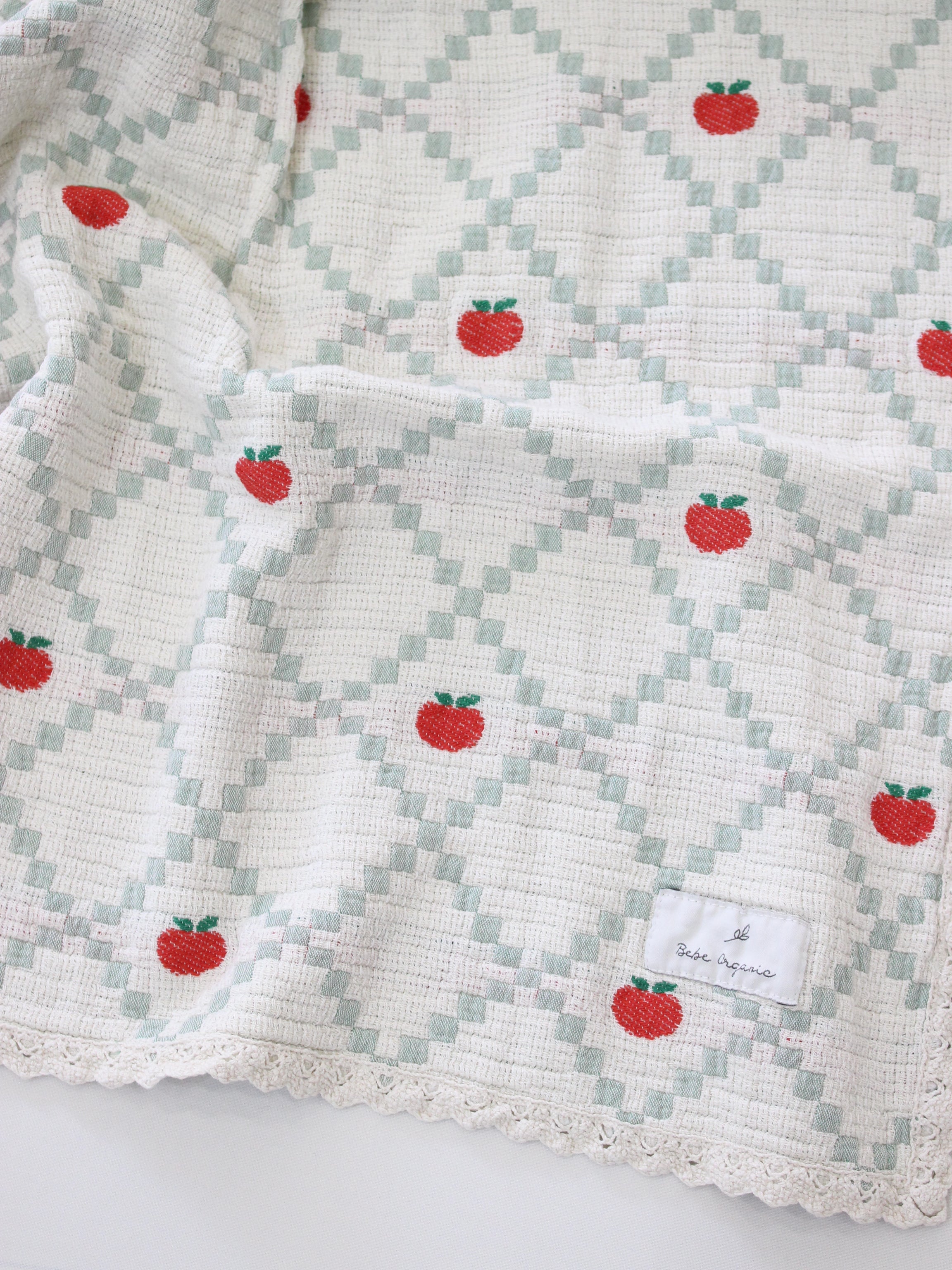 Bebe Organic Apple Blanket Patchwork