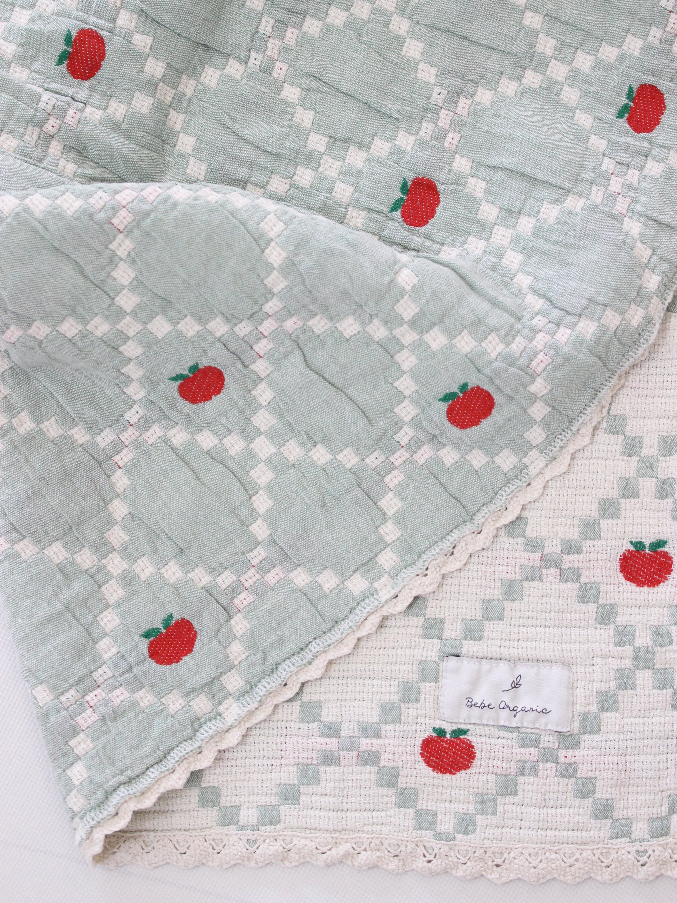 Bebe Organic Apple Blanket Patchwork
