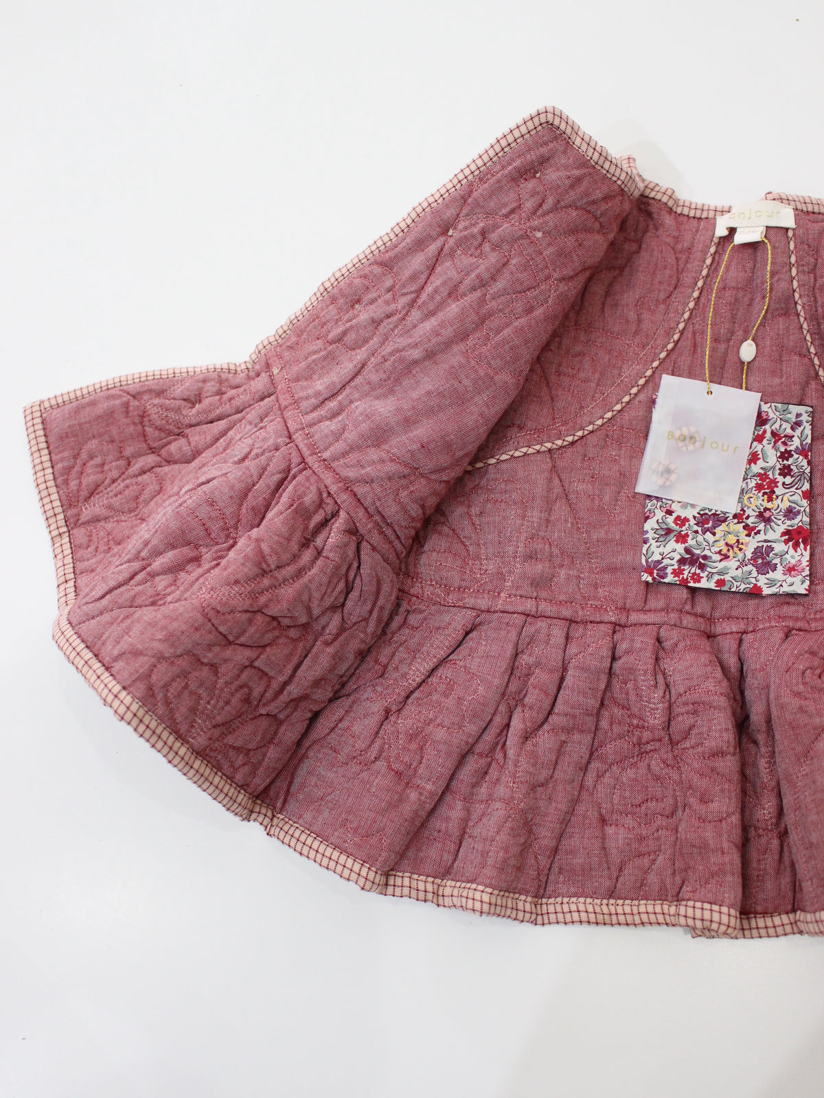 BONJOUR DIARY Jacket without sleeves Flowers field print