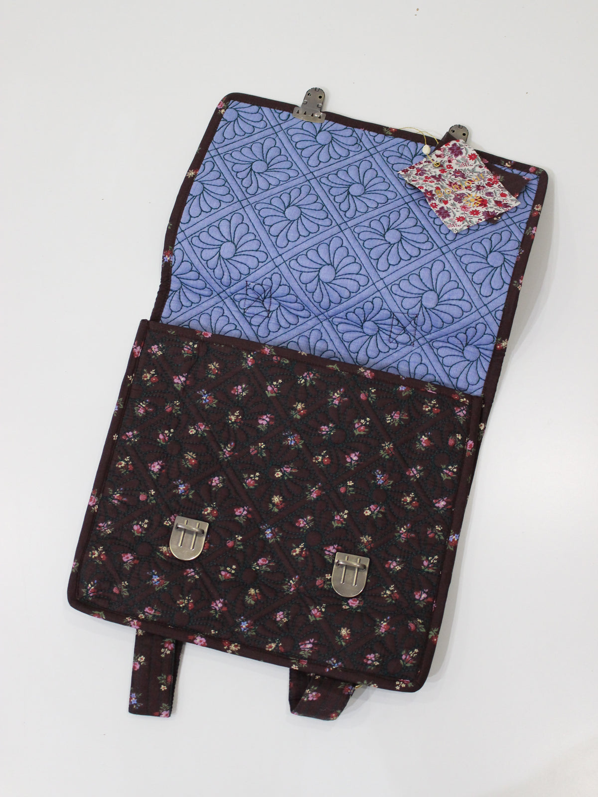 BONJOUR DIARY School bag Little bouquet print