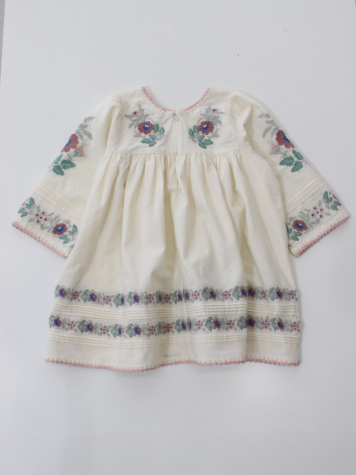 APOLINA STEVIE LS DRESS - MILK-CREAM