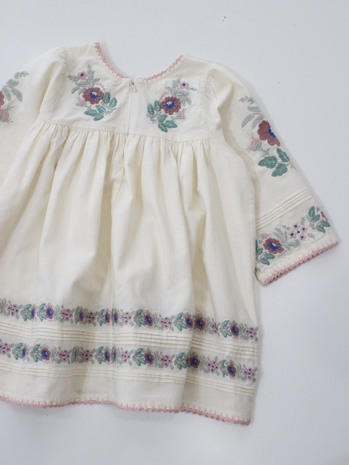 APOLINA STEVIE LS DRESS - MILK-CREAM