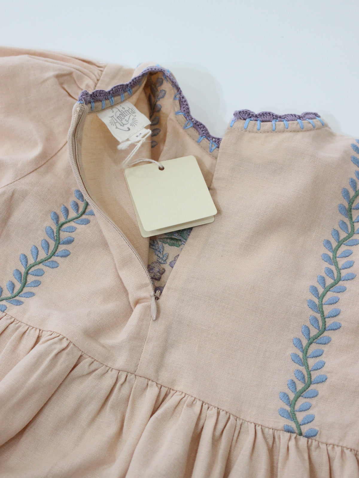 APOLINA PENELOPE DRESS - DRIED ROSE