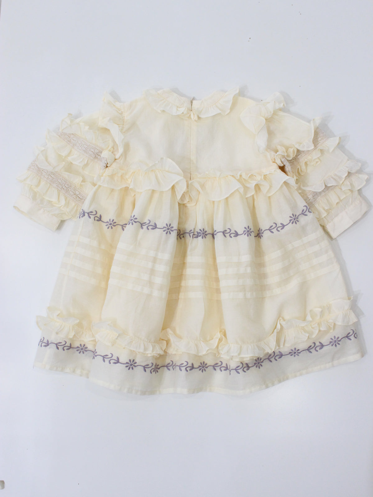 APOLINA MARELLA SOFT ORGANDIE DRESS - CREAM
