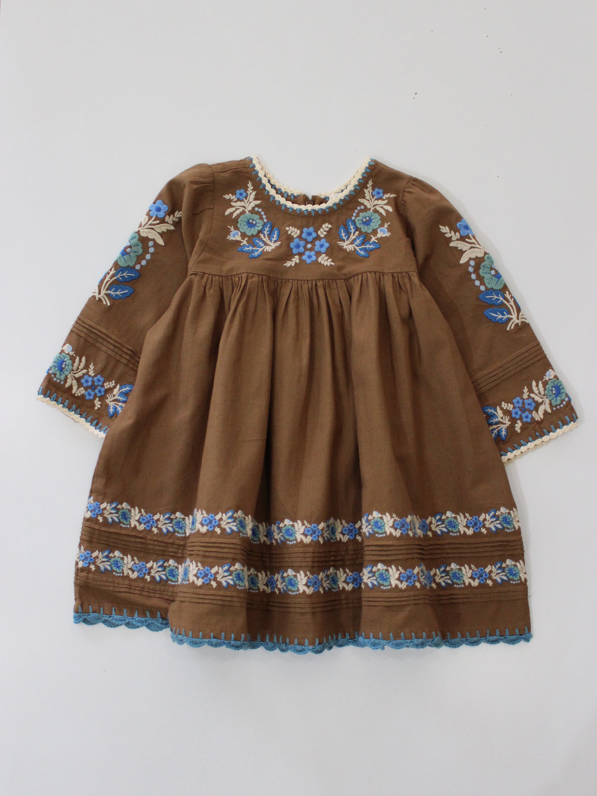 APOLINA STEVIE LS DRESS - CHOCOLATE