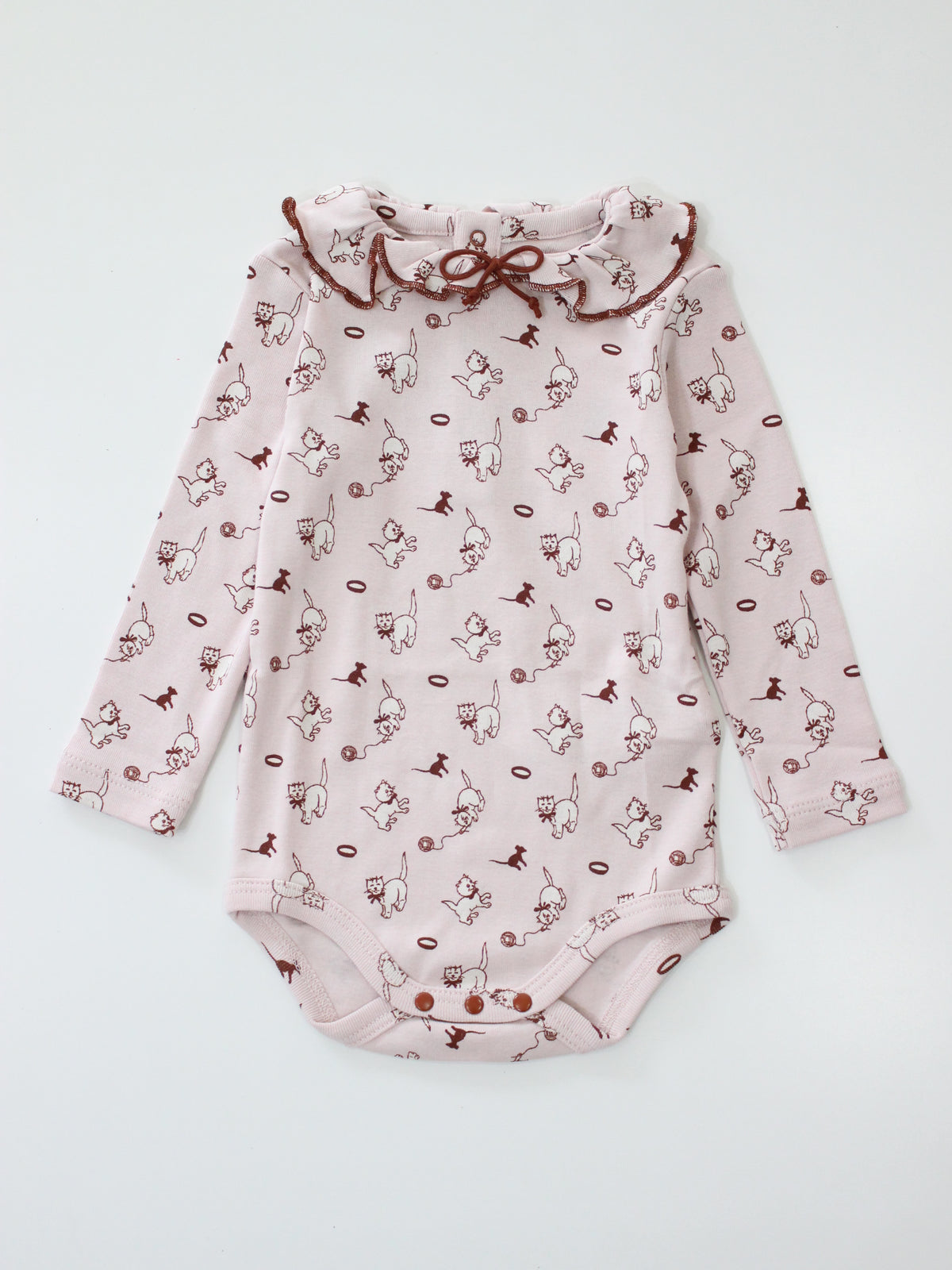 Misha & Puff BABY PATTIE ONESIE (CANDYFLOSS CAT & MOUSE) 26wi Drop1
