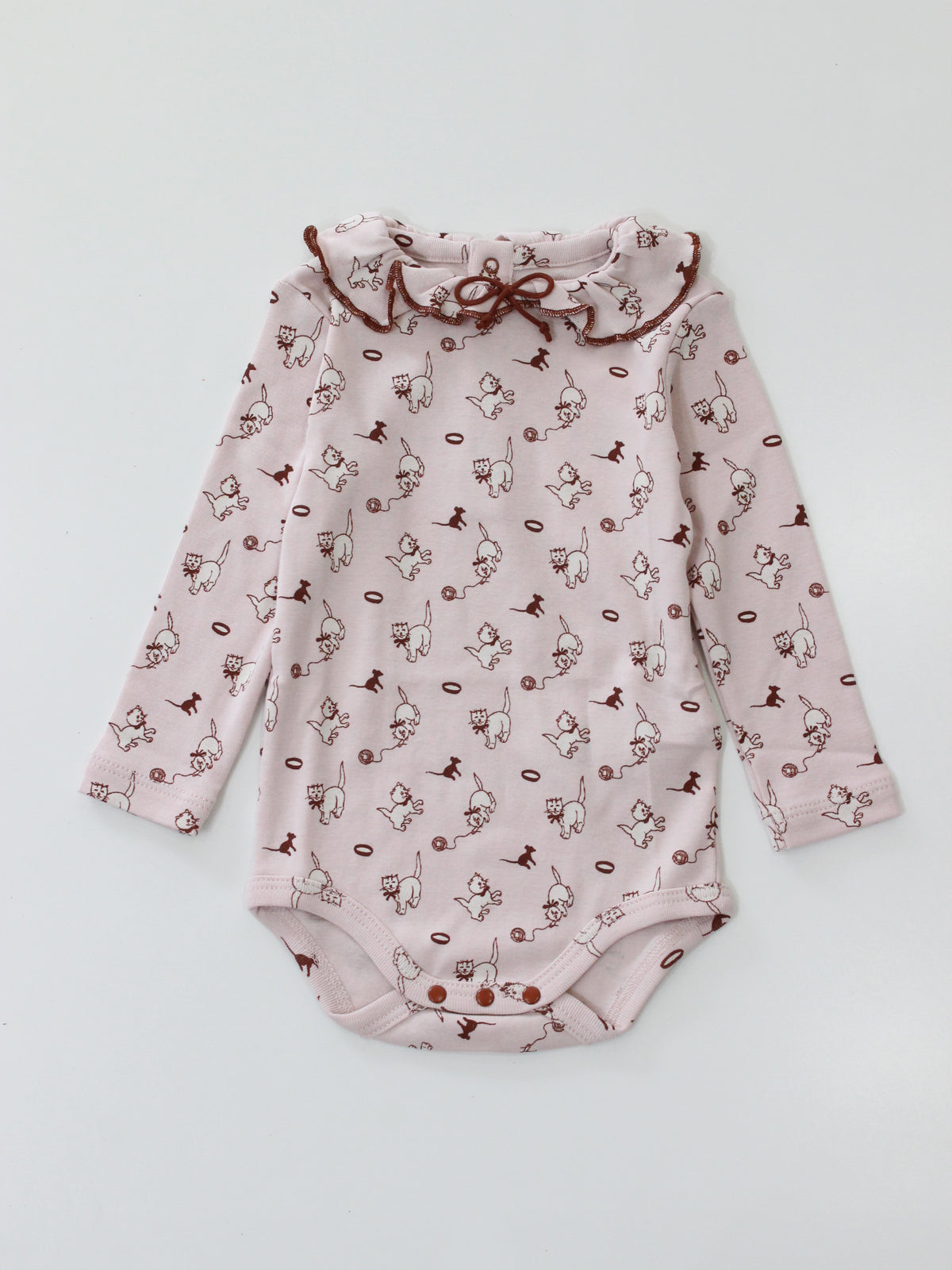 Misha & Puff BABY PATTIE ONESIE (CANDYFLOSS CAT & MOUSE) 26wi Drop1