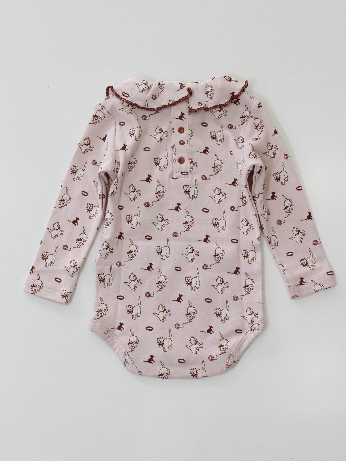 Misha & Puff BABY PATTIE ONESIE (CANDYFLOSS CAT & MOUSE) 26wi Drop1