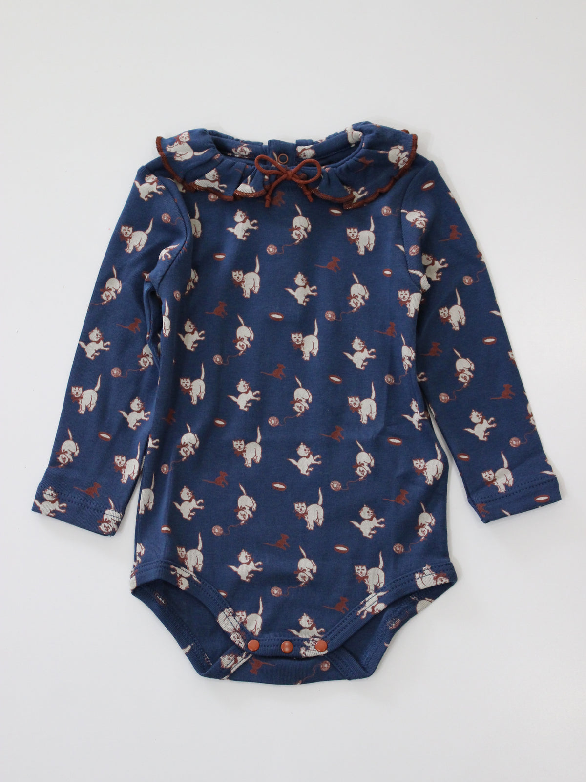 Misha & Puff BABY PATTIE ONESIE (MOONLIGHT CAT & MOUSE) 26wi Drop1