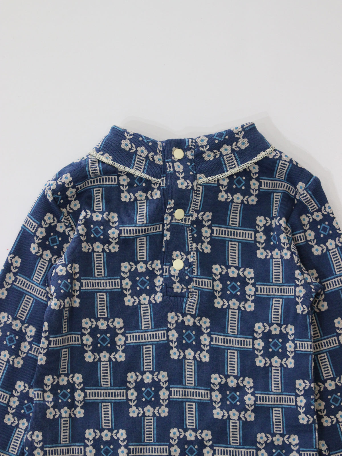Misha & Puff BABY SCOUT ONESIE (MOONLIGHT RAILROAD FLORAL) 26wi Drop1