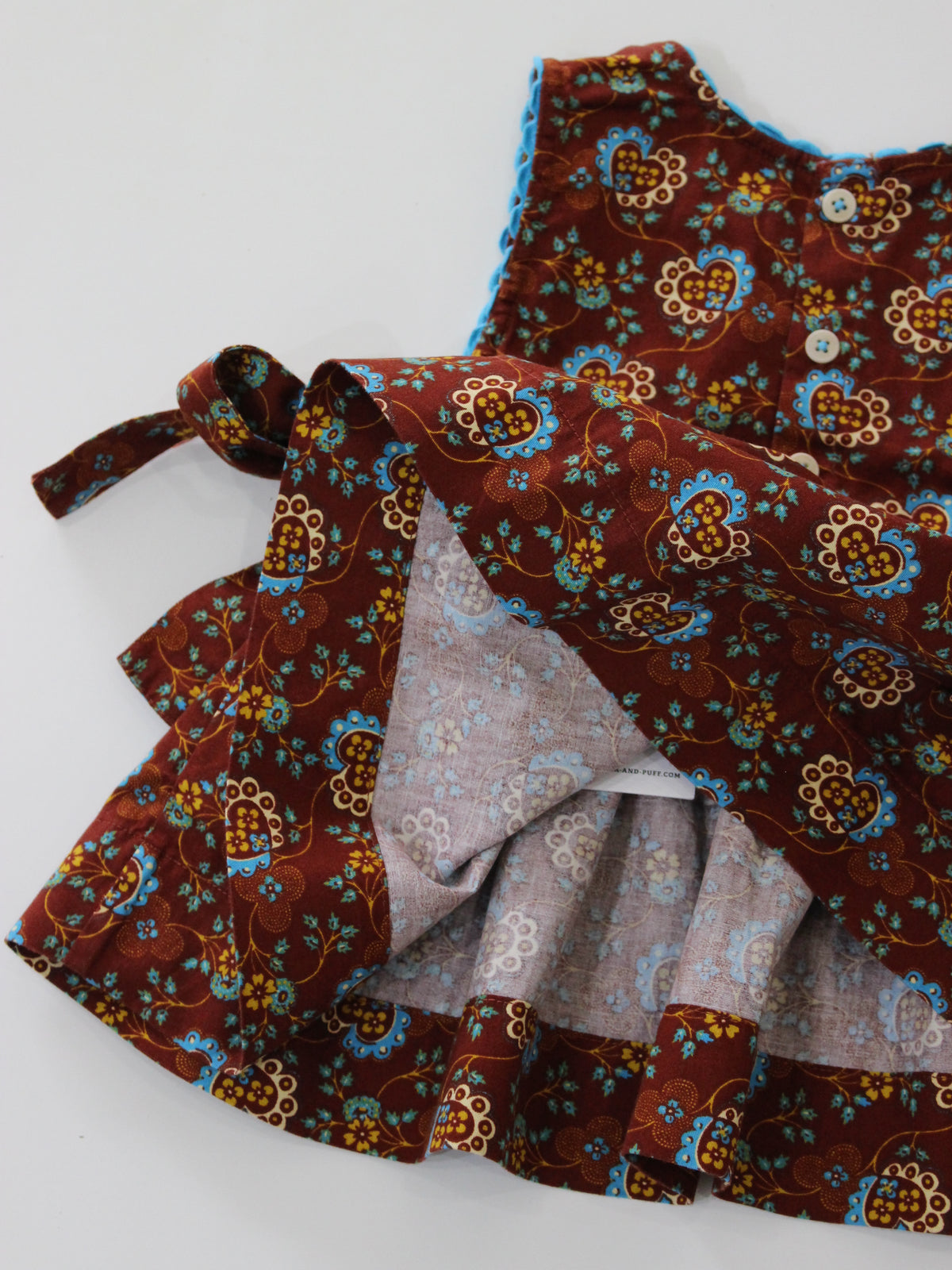 Misha & Puff LOTTIE TOP (CEDAR CALICO HEARTS) 26wi Drop1