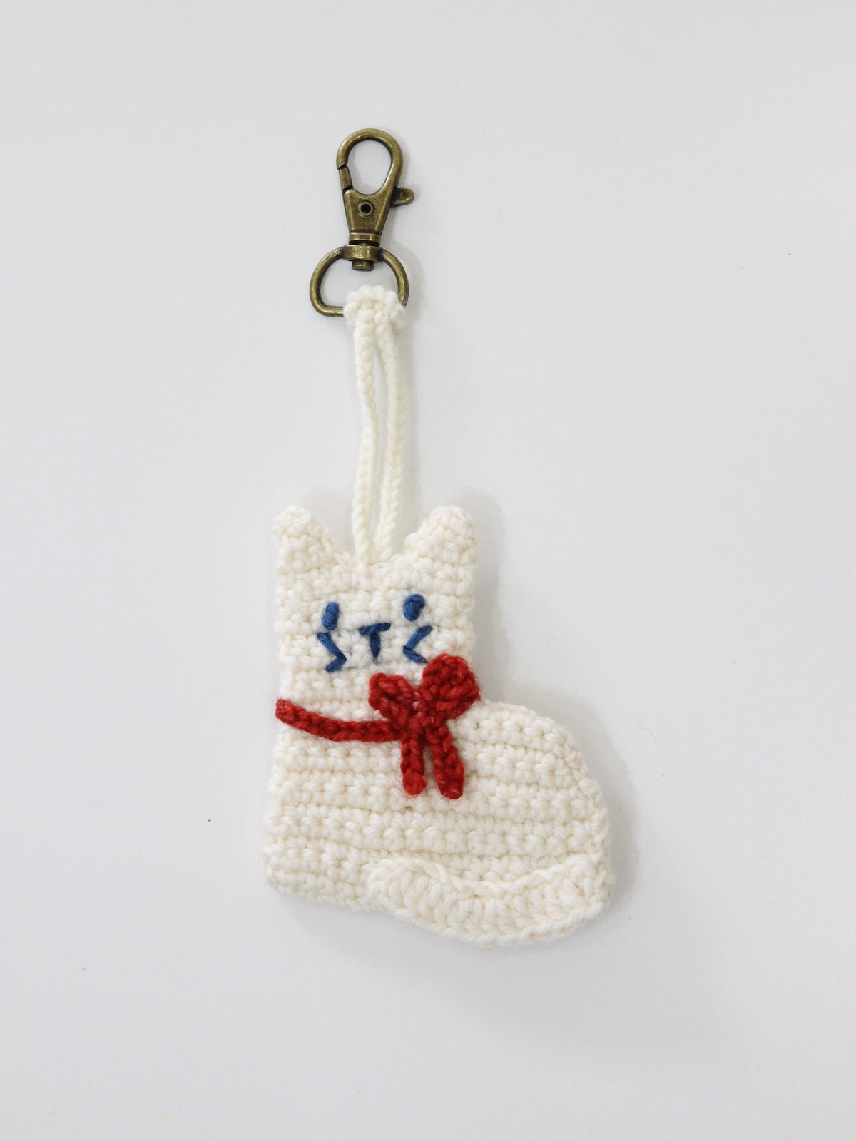 Misha & Puff KITTEN BAG CHARM (WINTER CREAM) 26wi Drop1