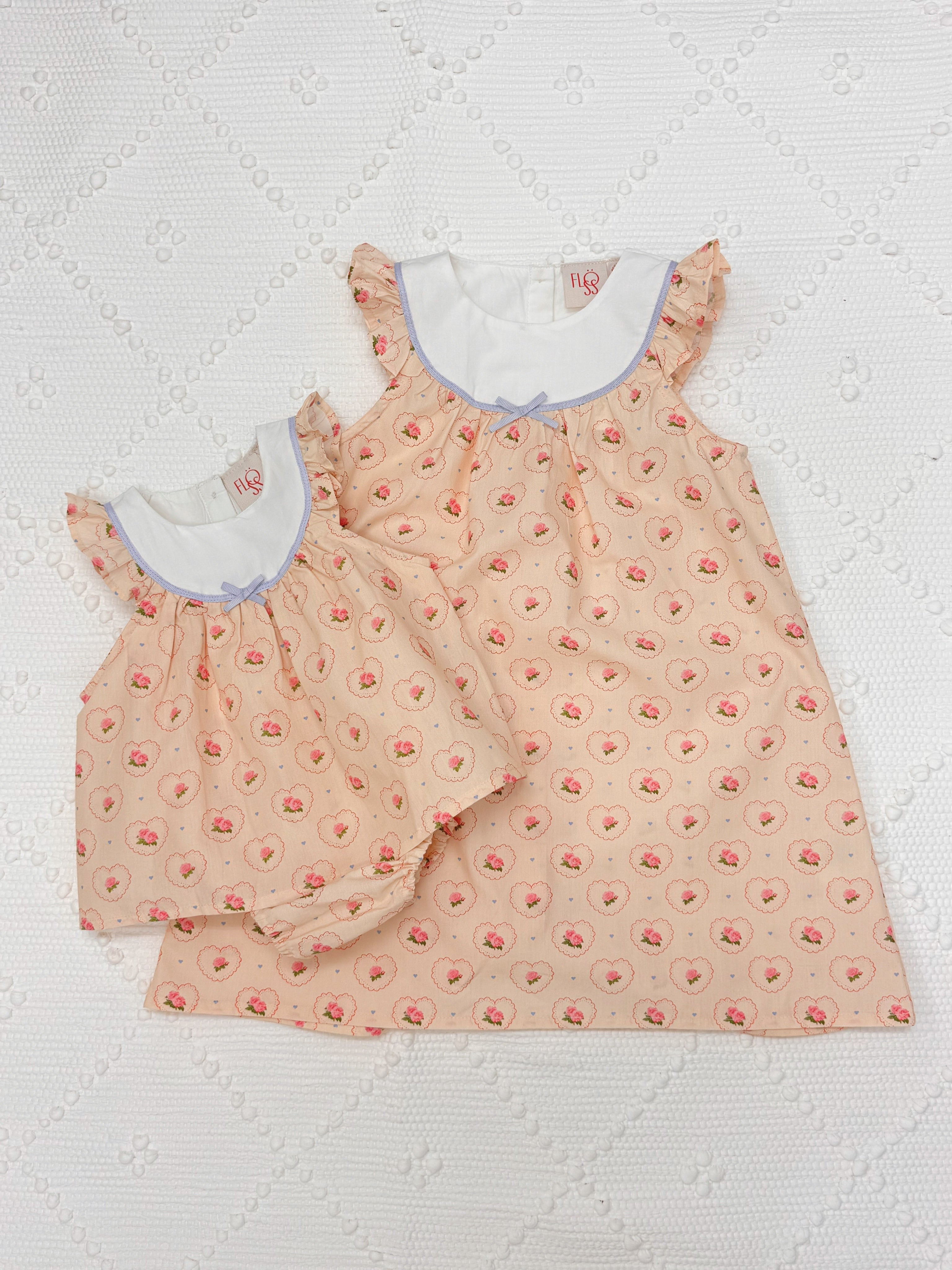 Flöss Fresa Berta Romper Rosy Heart