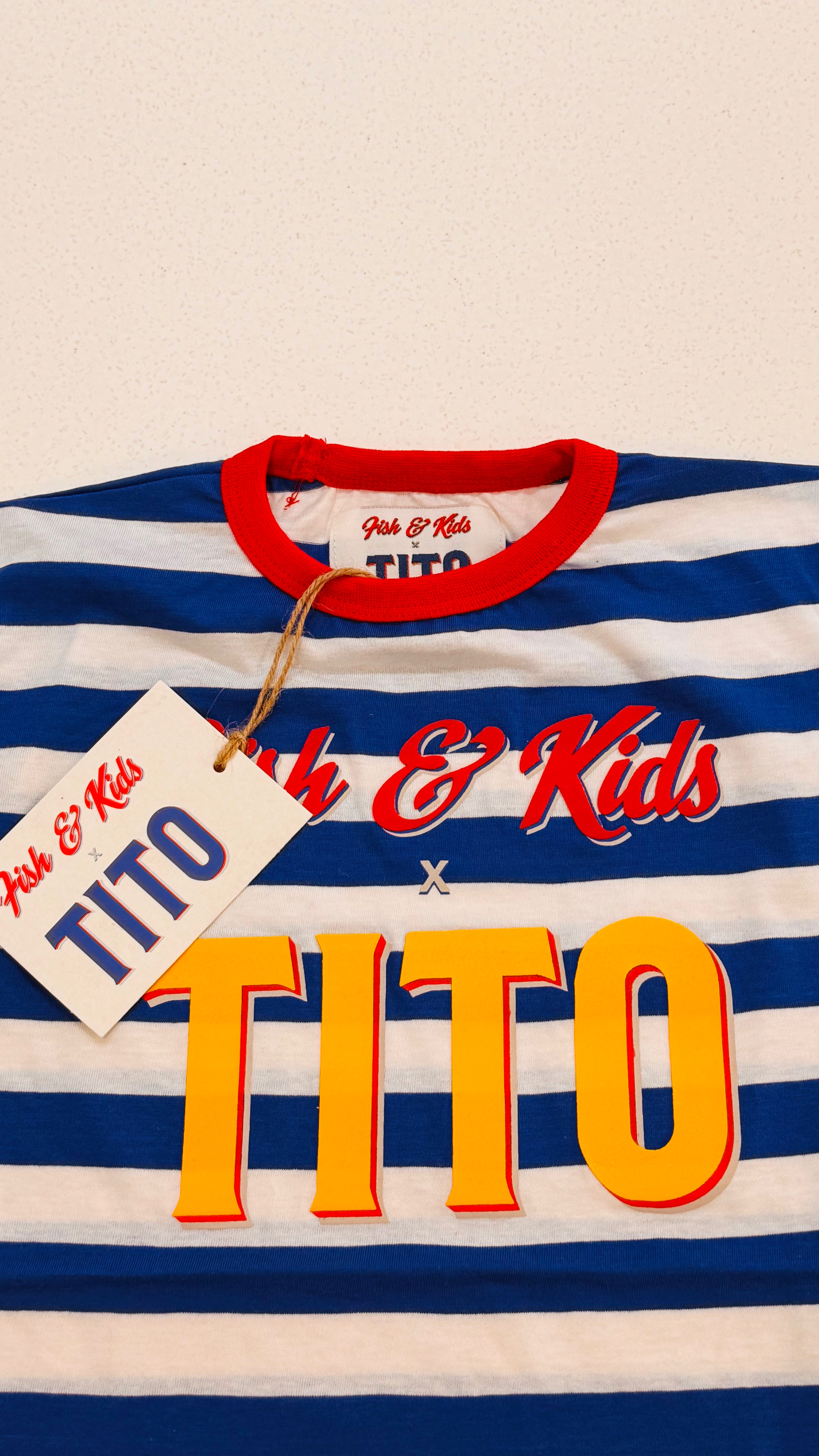 FISH & KIDS STRIPES LONG SLEEVES NAVY STRIPES