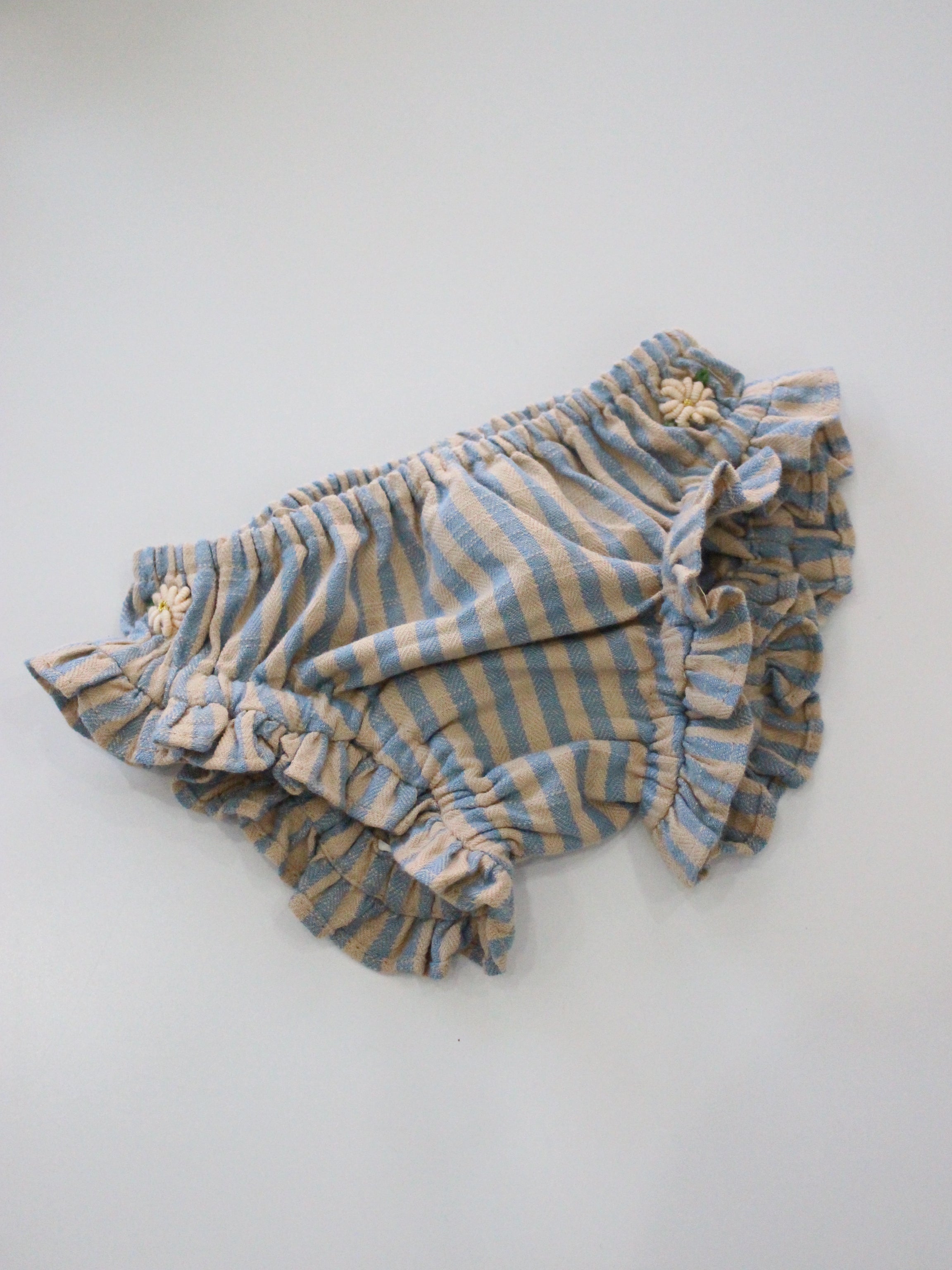 BONJOUR DIARY Set - top & panty Blue transat stripe