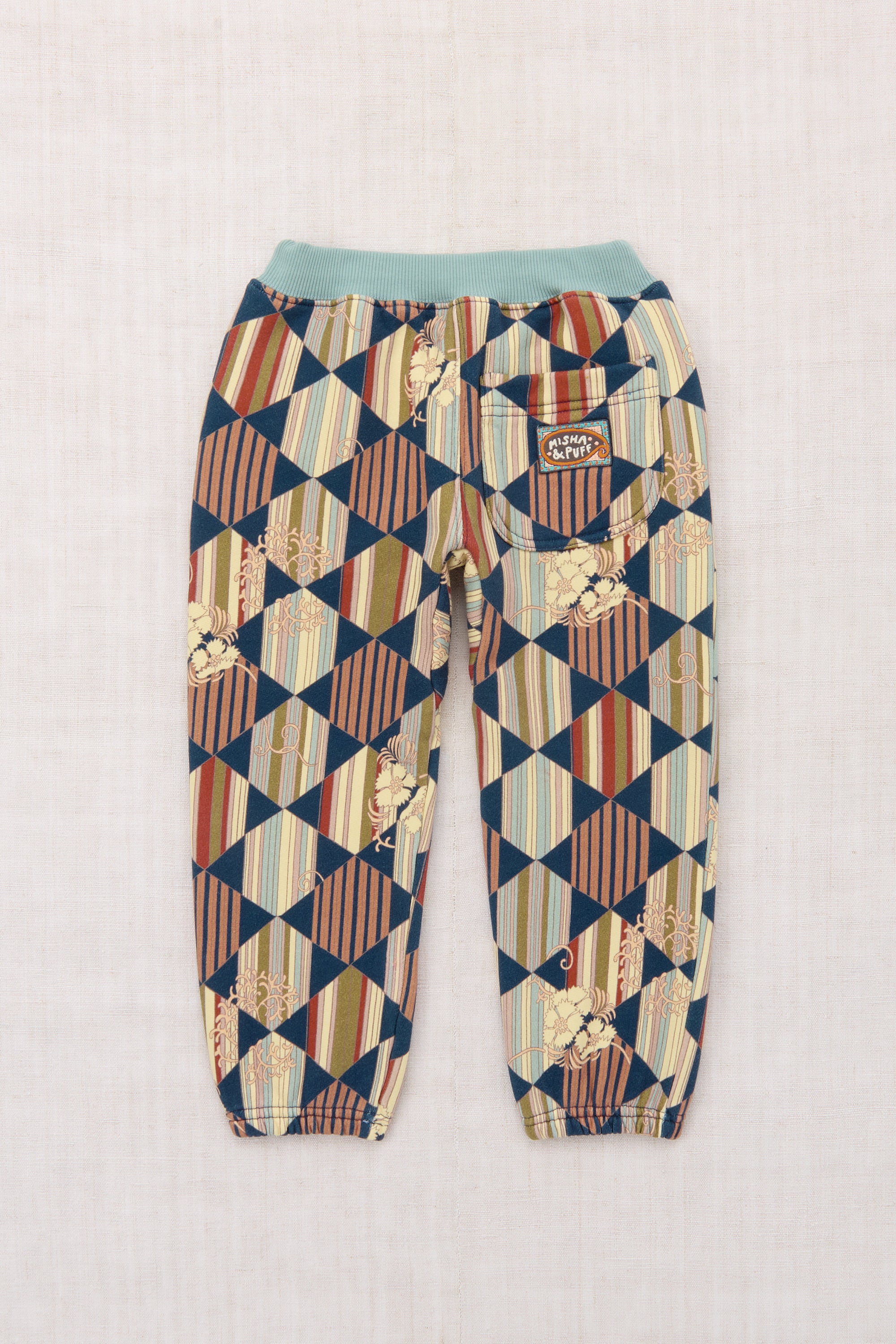 Misha & Puff GYMCLASS JOGGER (MARINE BLUE TESSELLATION) 26aw Drop1