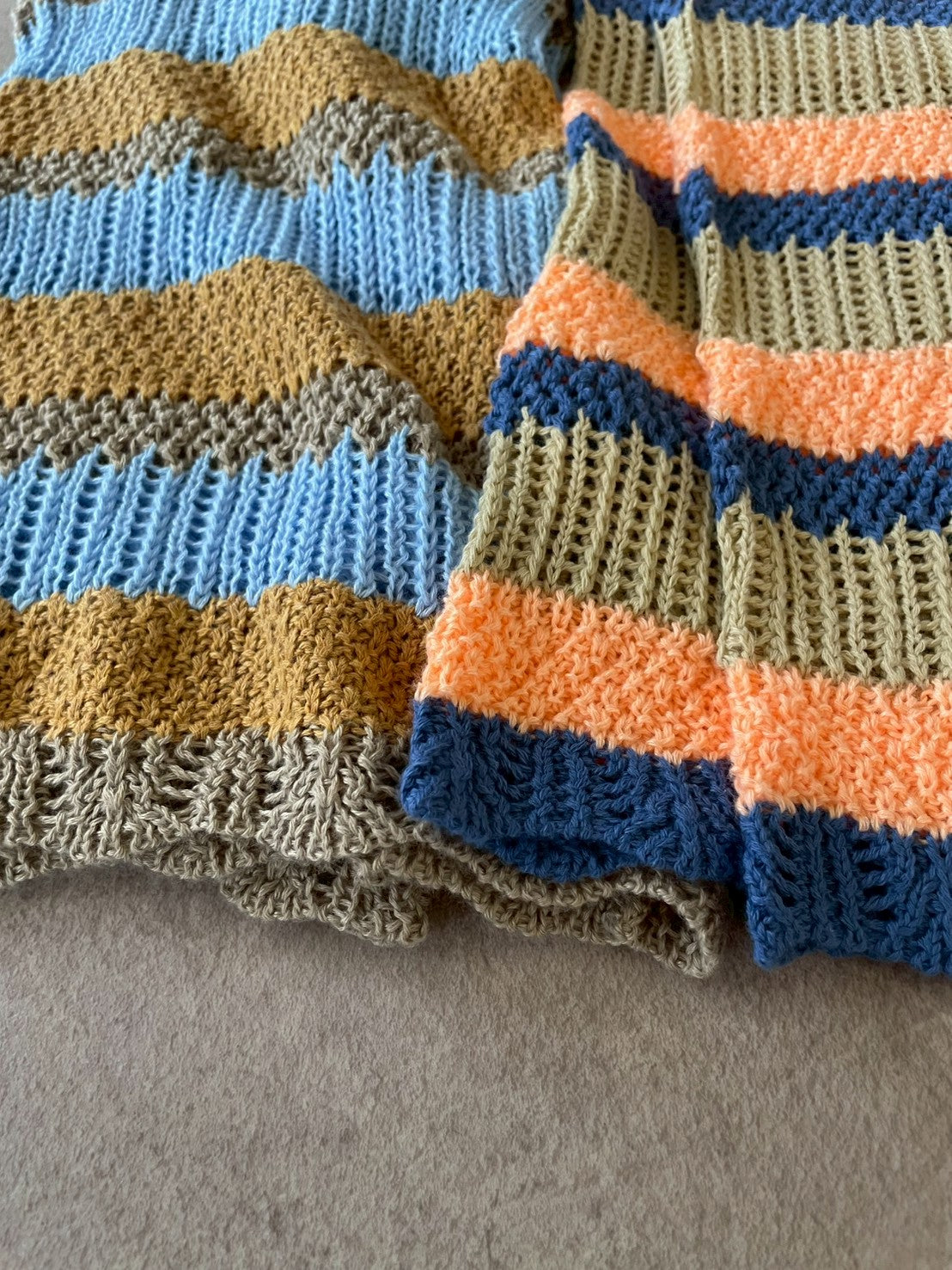 &pal sukashiami border pants cream sax