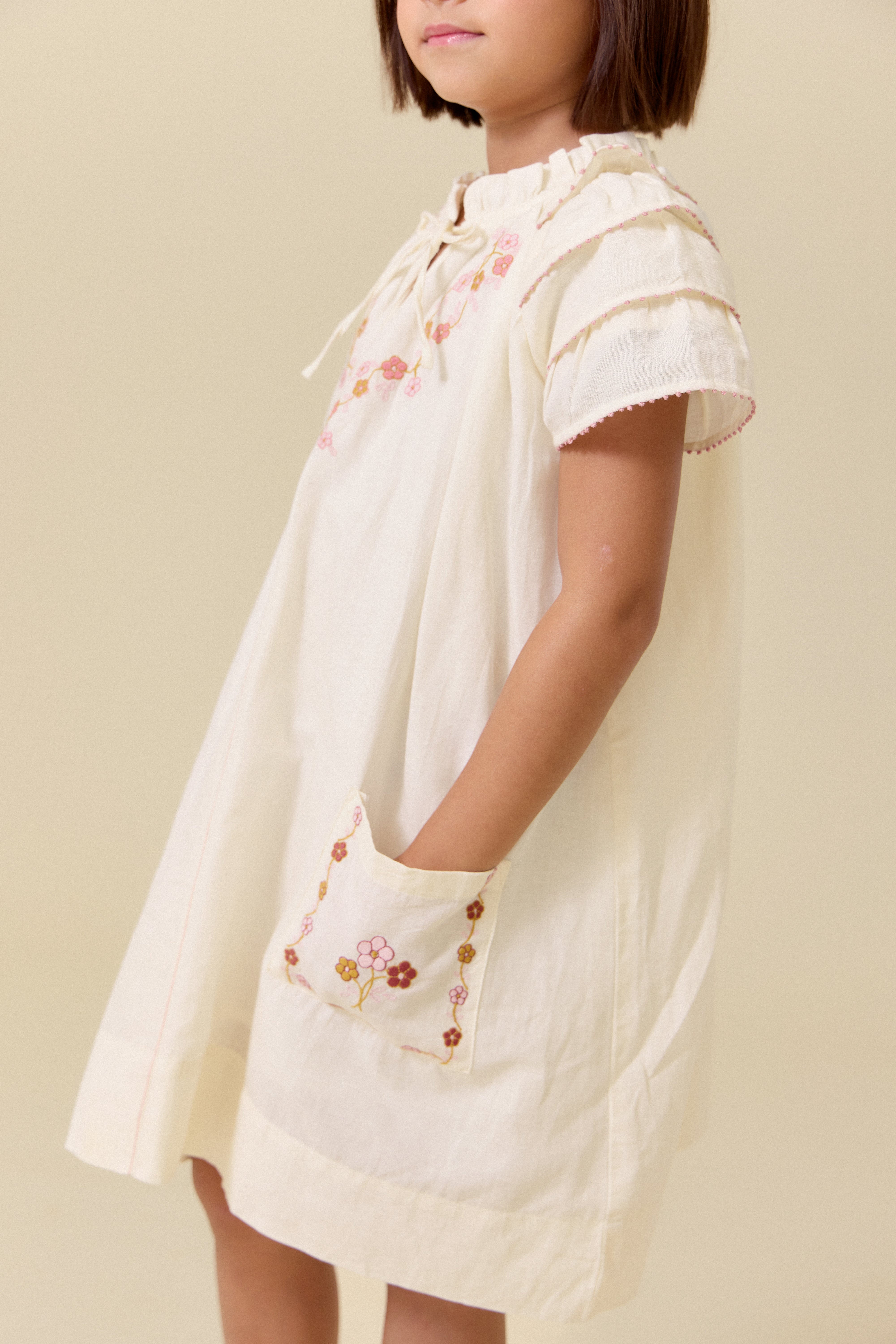 LALi Linnea Dress in Antique White