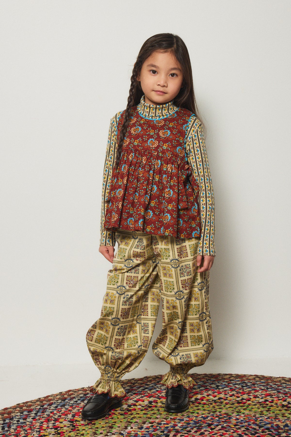 Misha & Puff LOTTIE TOP (CEDAR CALICO HEARTS) 26wi Drop1