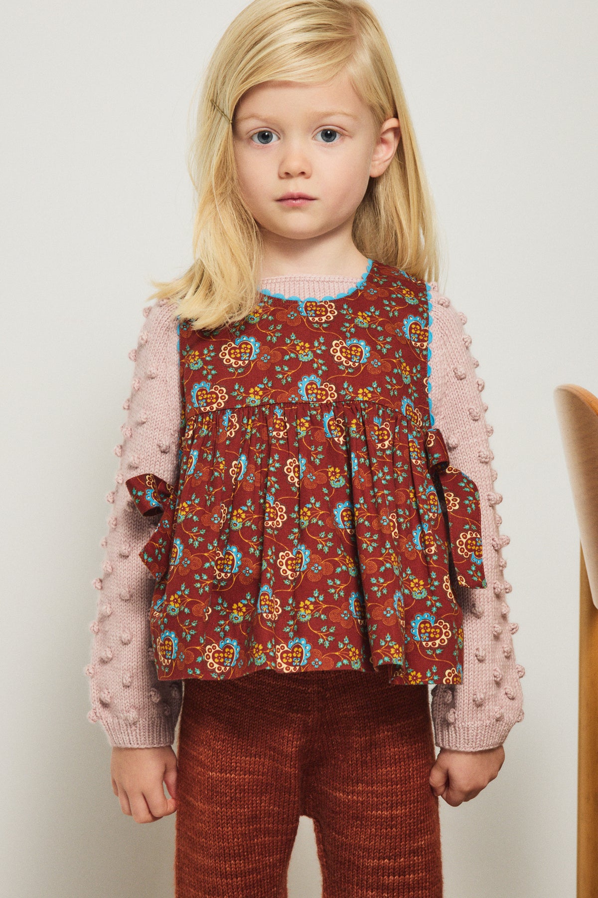 Misha & Puff LOTTIE TOP (CEDAR CALICO HEARTS) 26wi Drop1