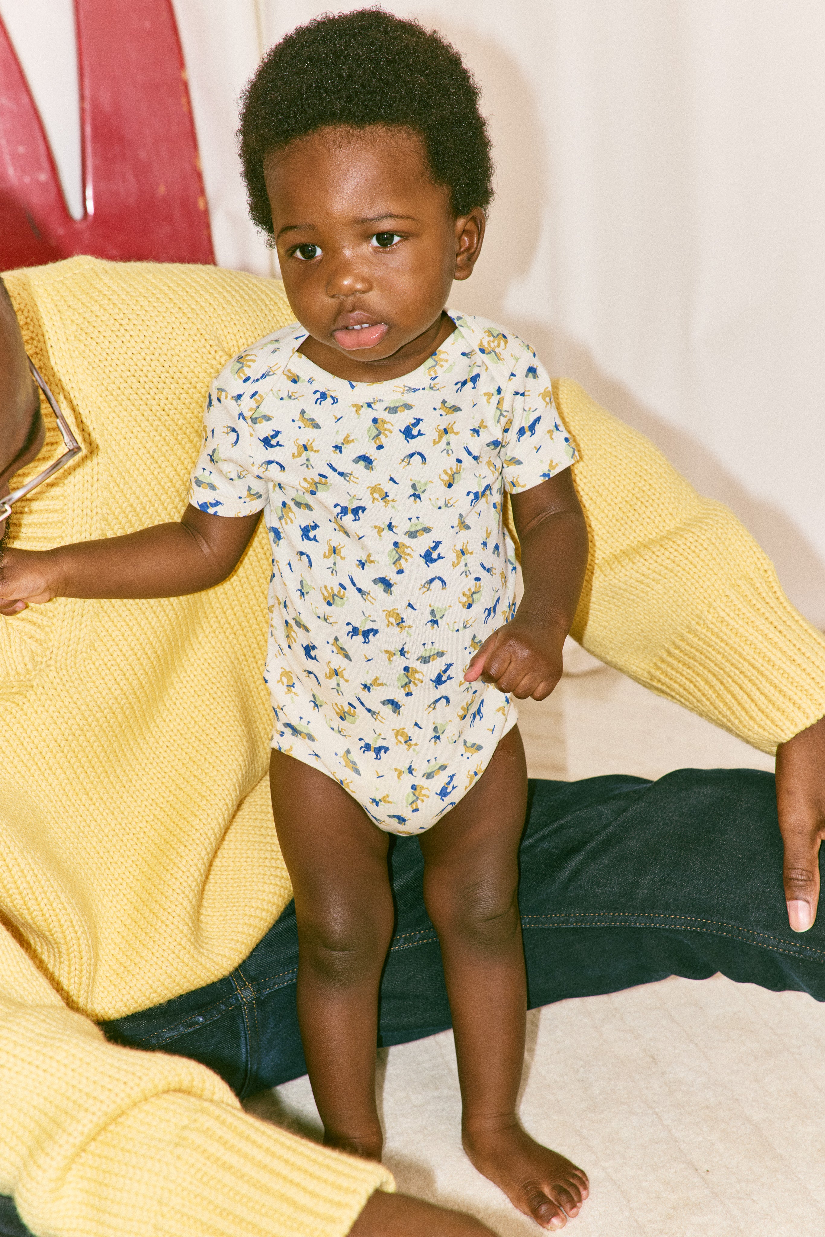 Misha & Puff BABY LAP ONESIE MARZIPAN CIRCUS 26ss Drop1