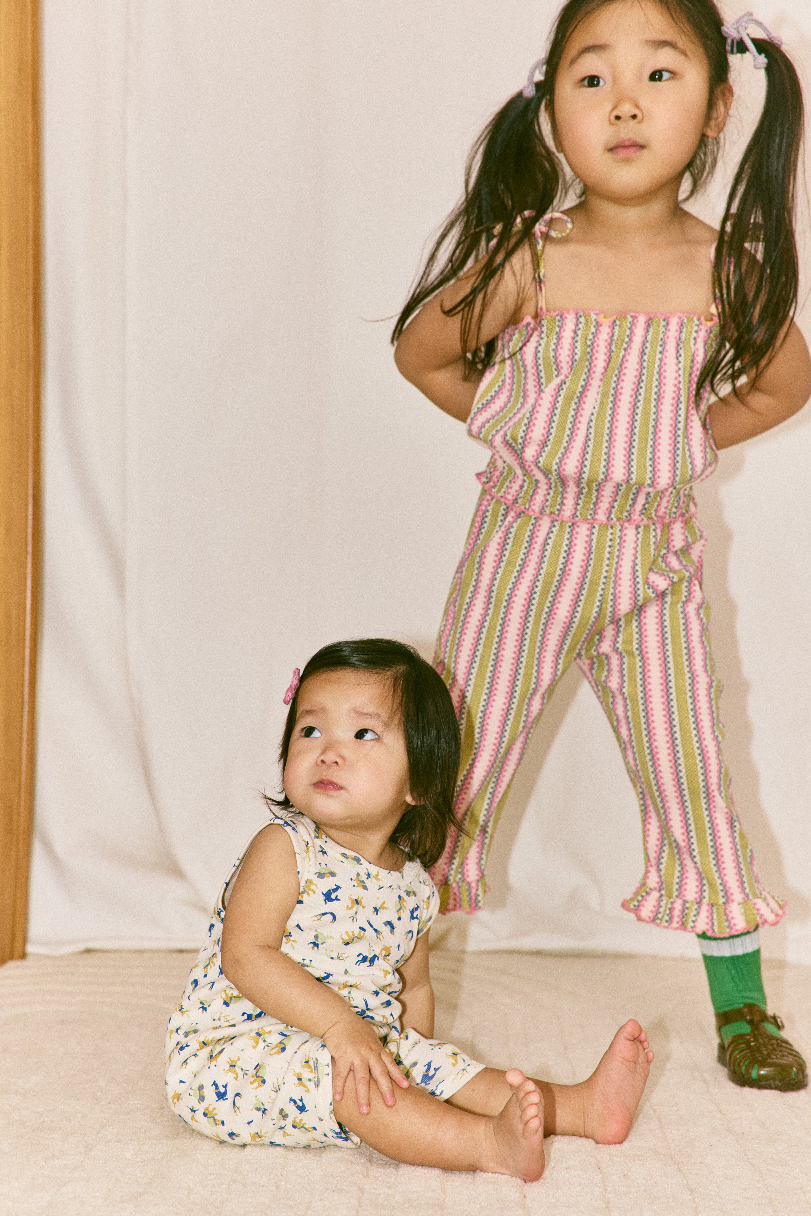 Misha & Puff BABY TANK ROMPER MARZIPAN CIRCUS 26ss Drop1