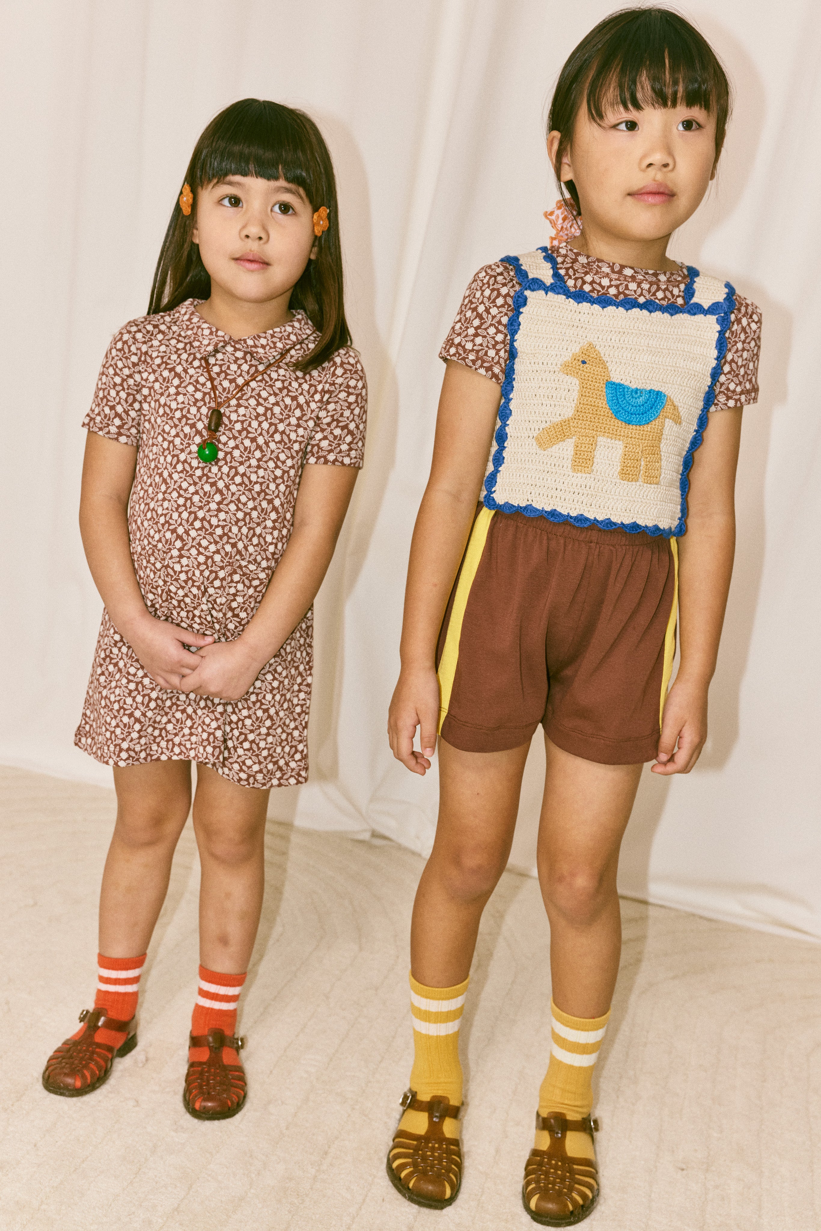 ・Misha & Puff CROCHET HORSE TOP MARZIPAN 26ss Drop2
