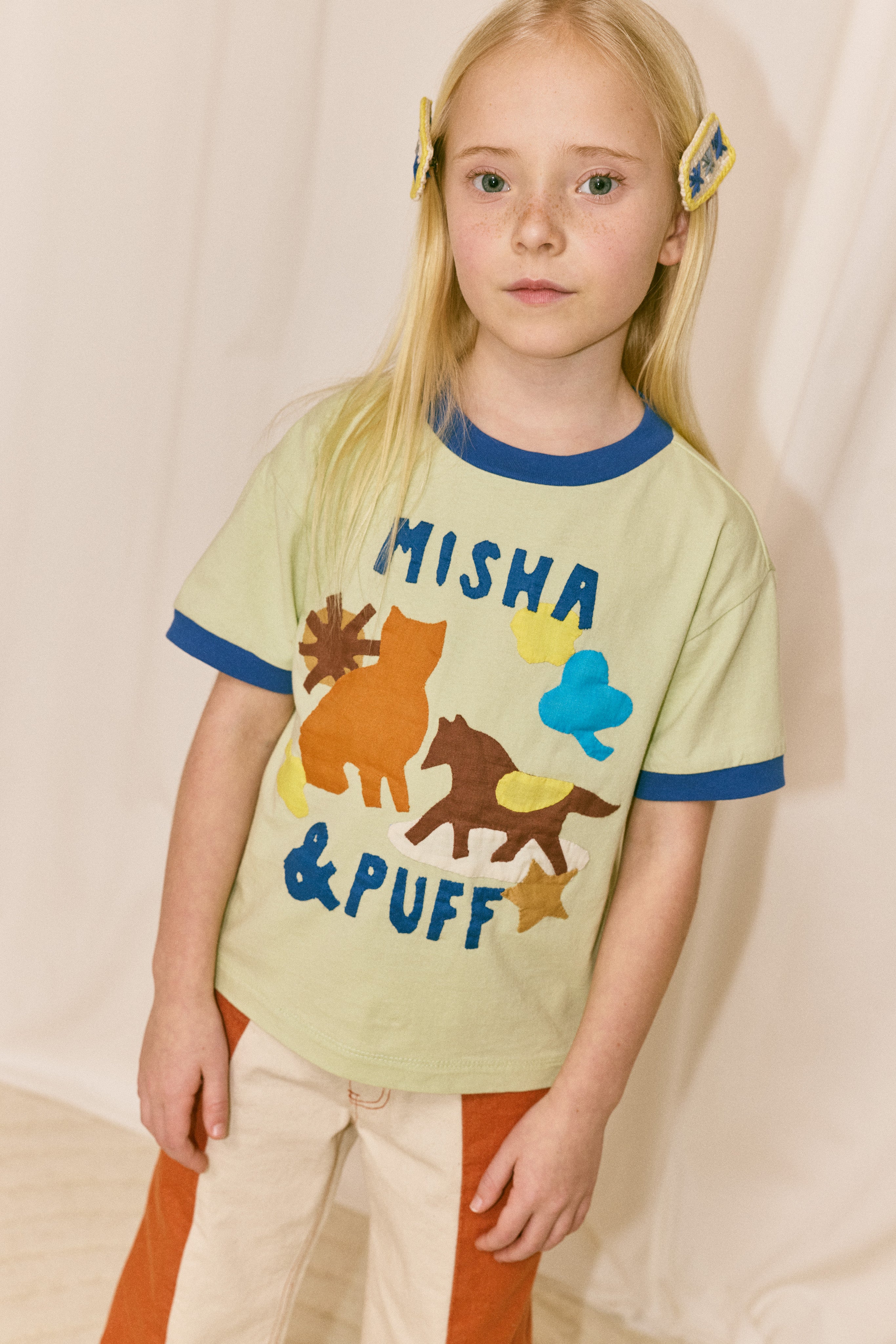 ・Misha & Puff PUFF STAR CLIP SET MARZIPAN 26ss Drop2