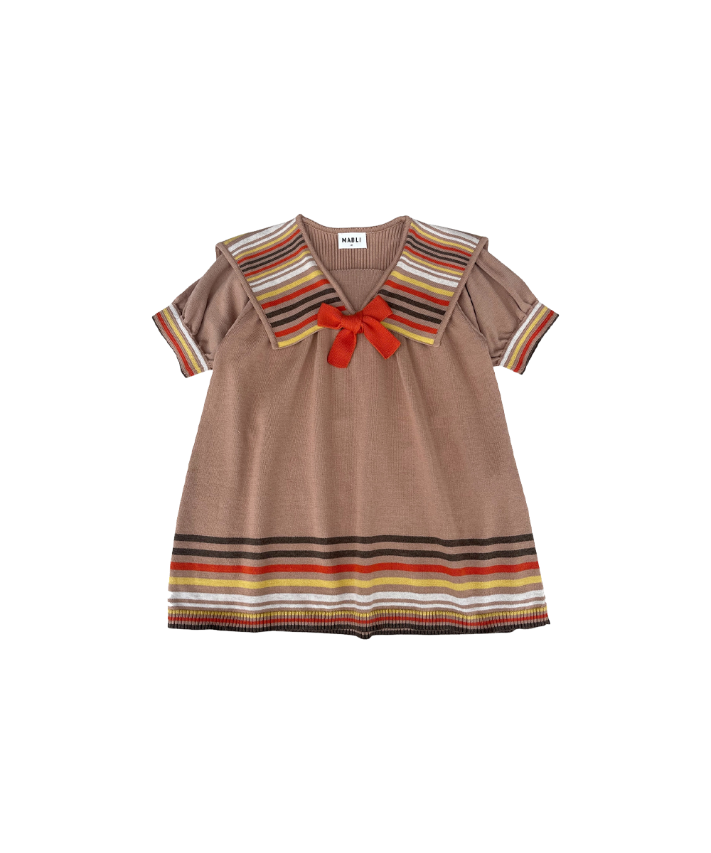 MABLI CORDELIA DRESS SHELL PORTOBELLO