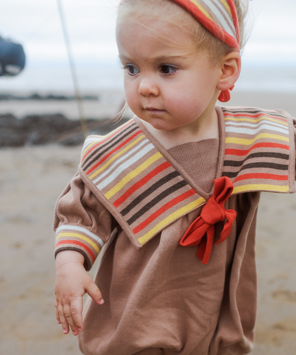 MABLI CORDELIA ROMPER SHELL MELANGE