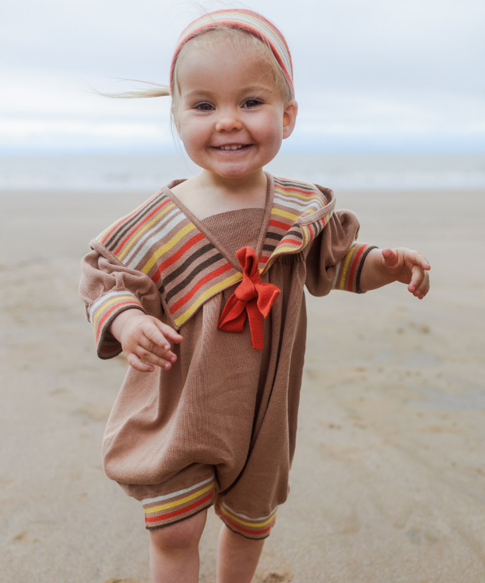 MABLI CORDELIA ROMPER SHELL MELANGE