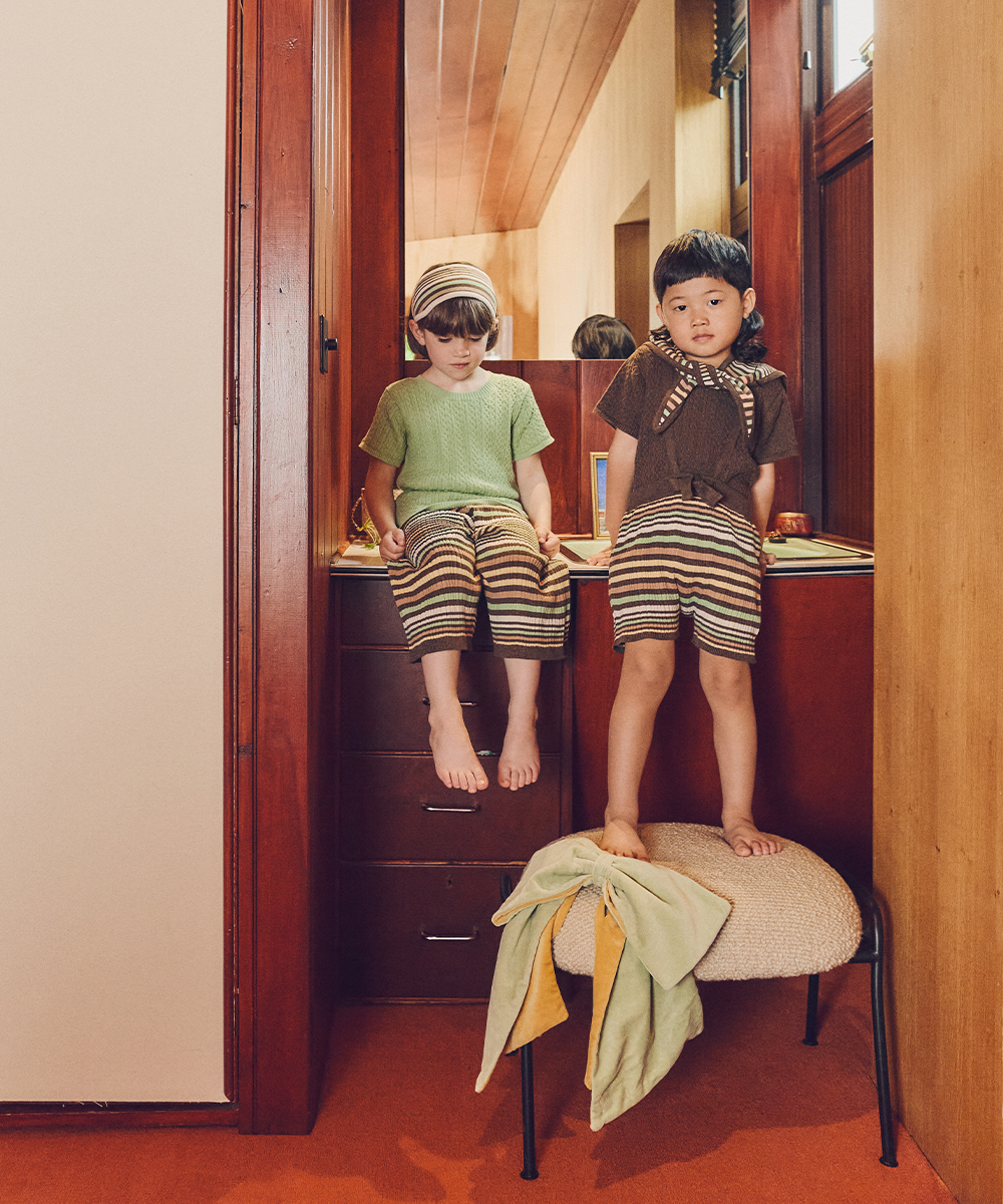 MABLI CARAVAN NECKTIE TREE HOUSE STRIPE