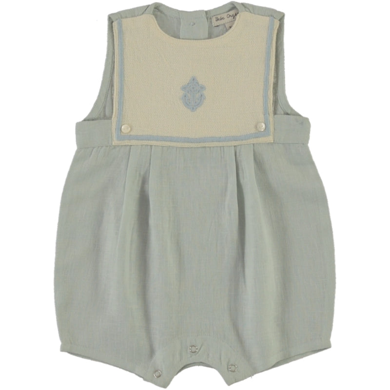 Bebe Organic Malo Romper Cloud Blue