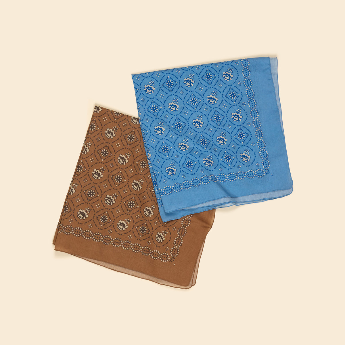 APOLINA SIGNATURE VOILE SCARF - CHOCOLATE