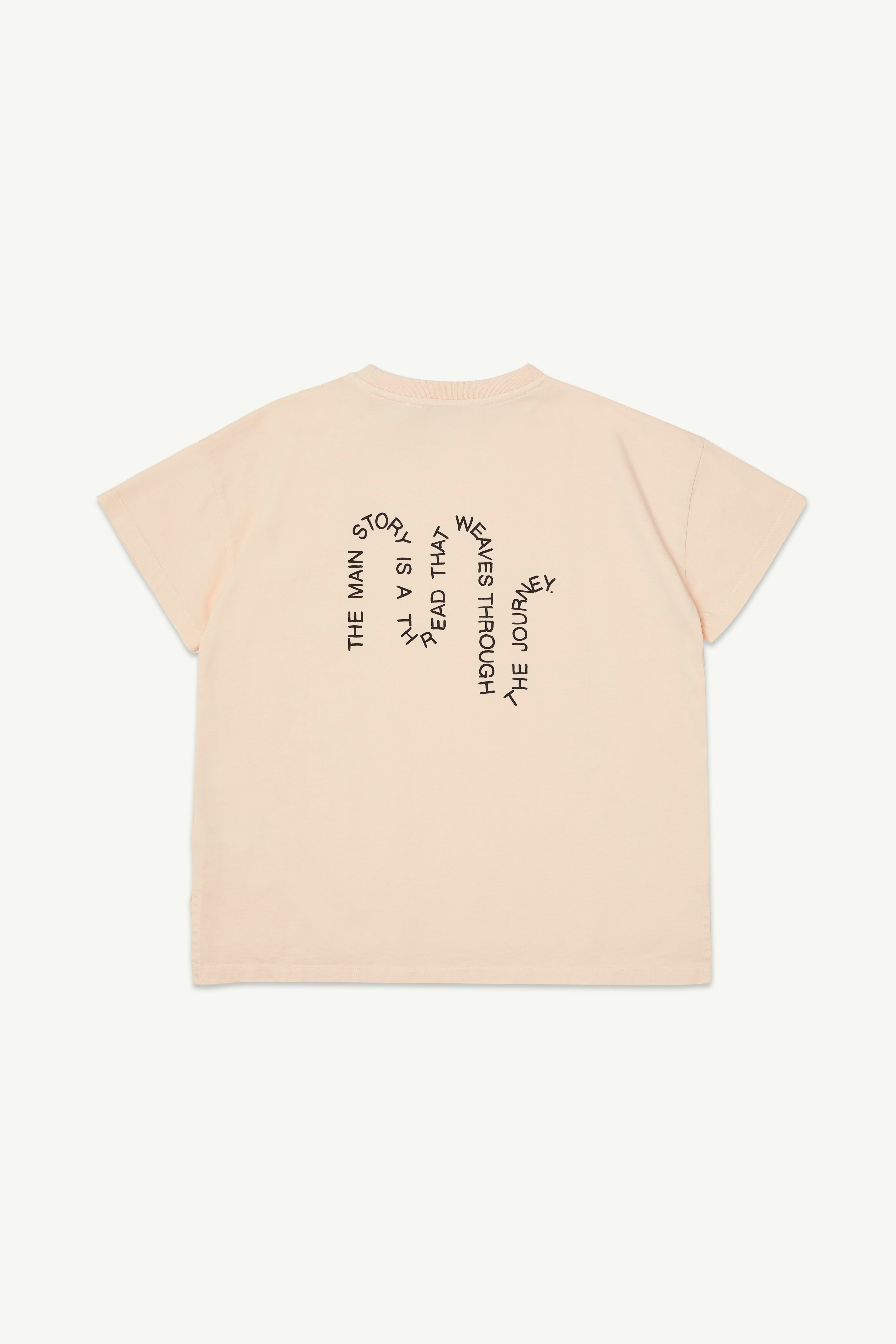 main story Oversized Tee Pink Tint
