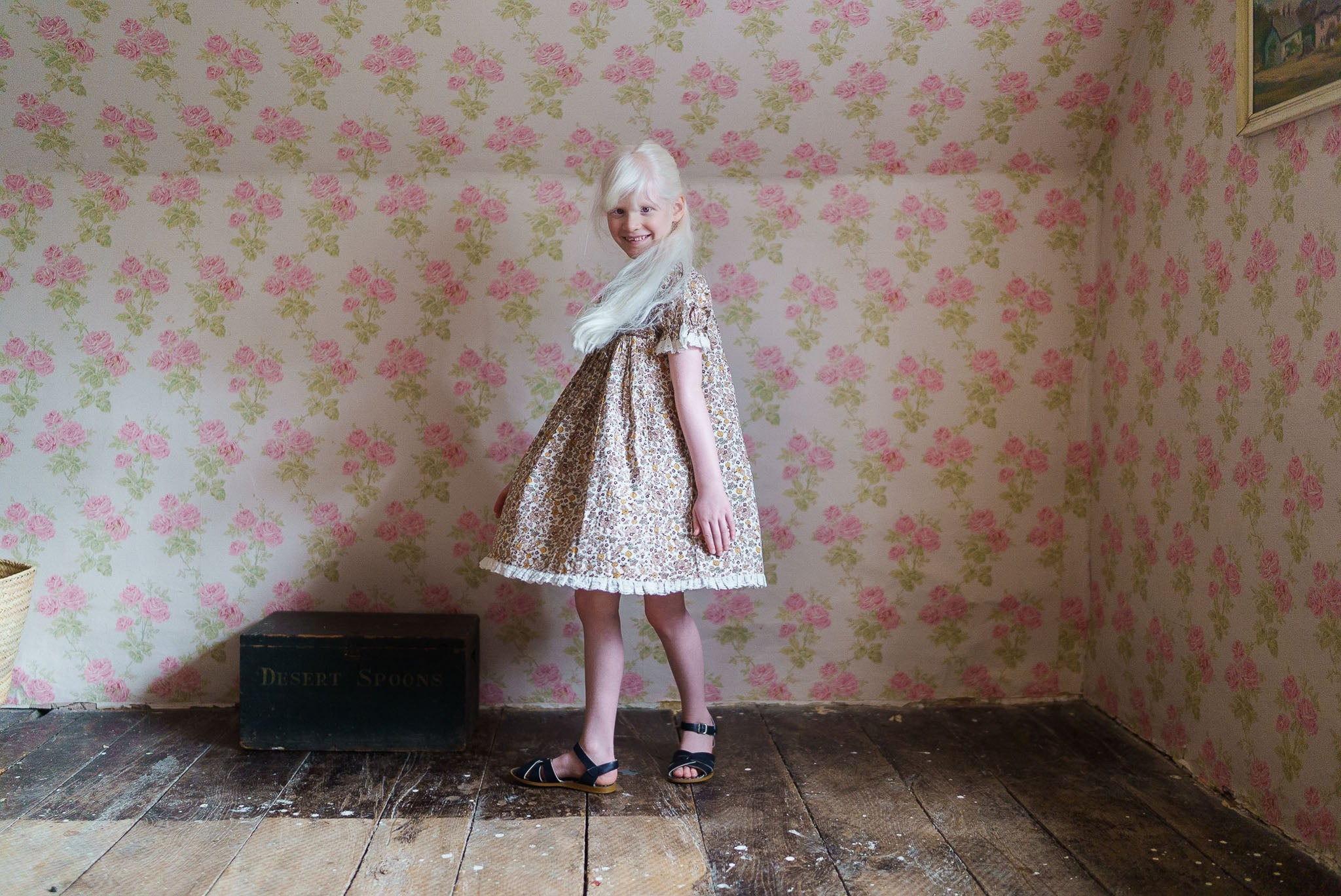 little cotton clothes Elizabeth Dress Yarrow Floral