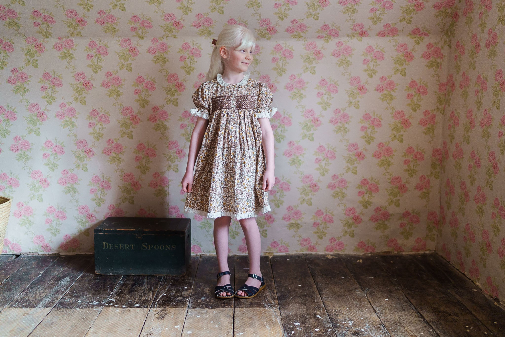 little cotton clothes Elizabeth Dress Yarrow Floral