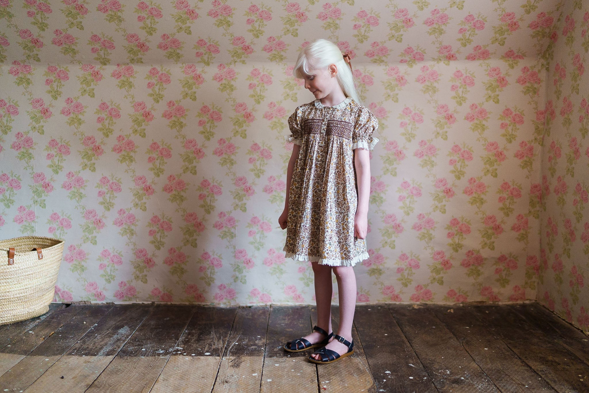 little cotton clothes Elizabeth Dress Yarrow Floral